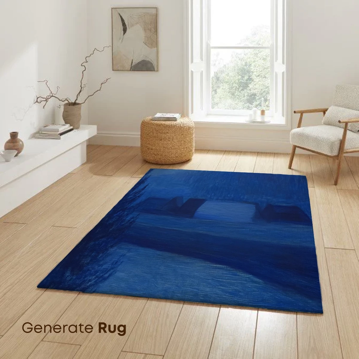 Blue Twilight Serenity: A Monochromatic Landscape Symphony - Image 6