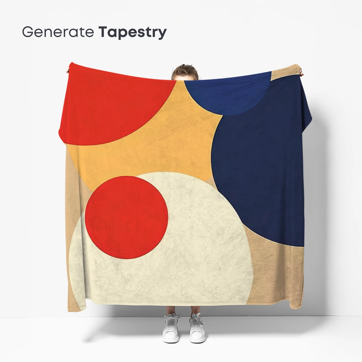 Geometric Harmony: Bold Circles in Abstract Fusion - Image 5