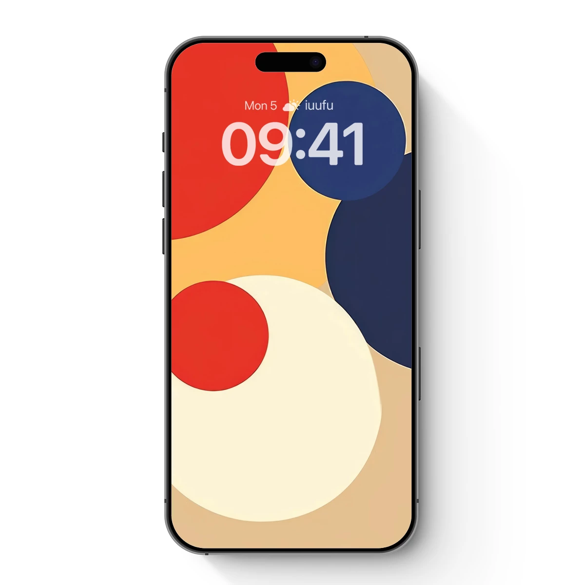 Geometric Harmony: Bold Circles in Abstract Fusion