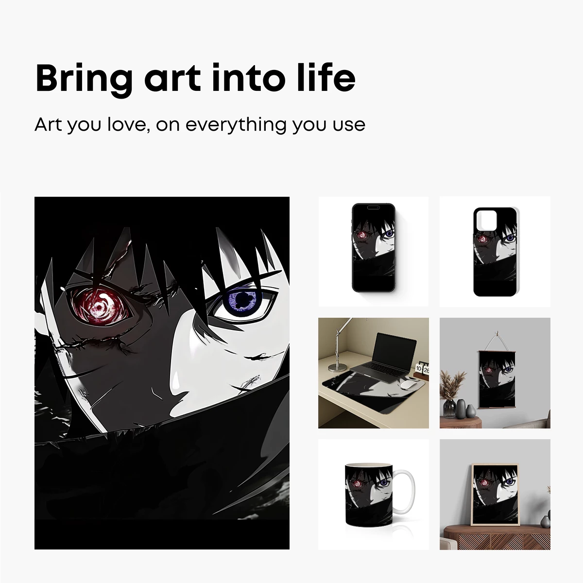 Duality of Vision: Anime Eyes in Contrast - Image 2