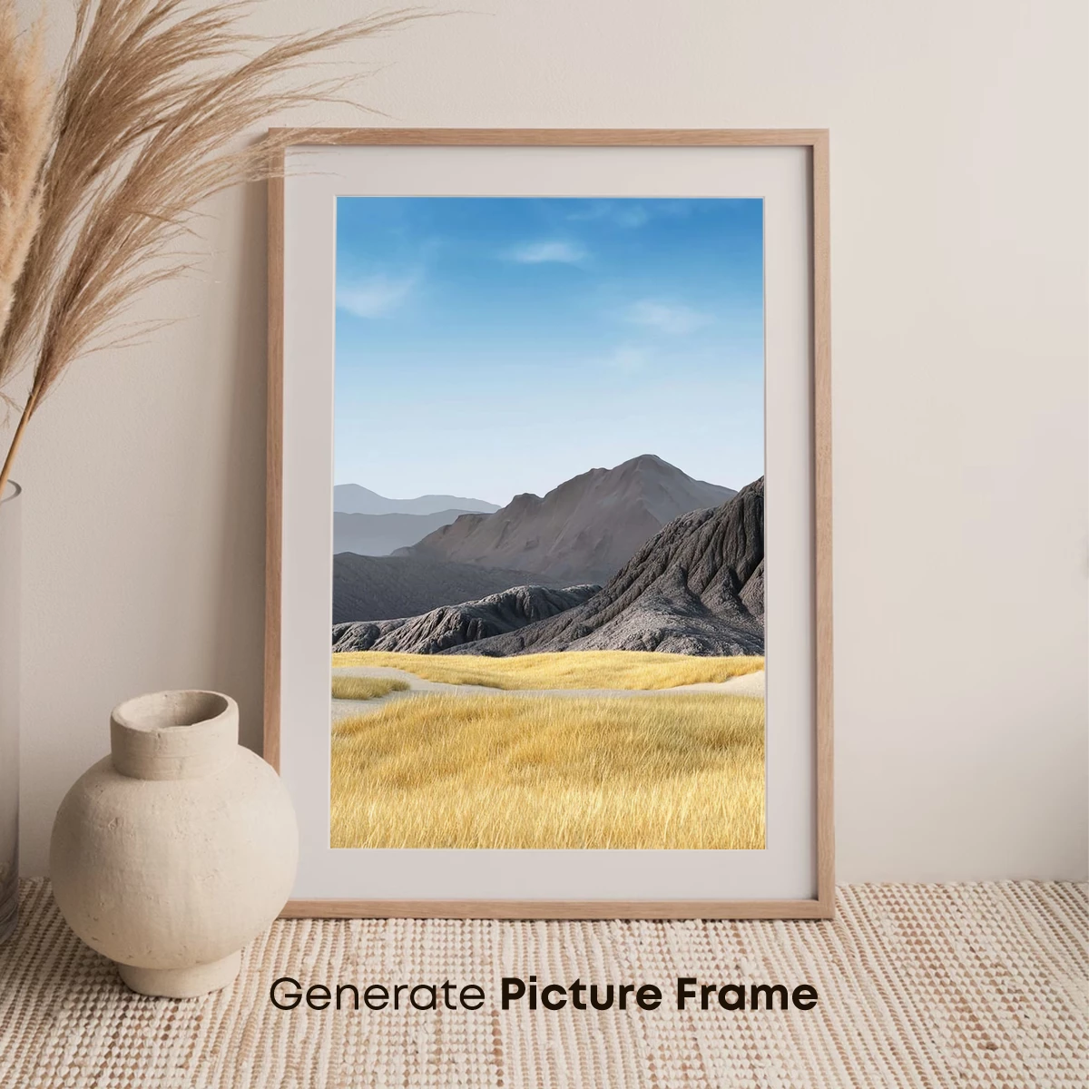 Golden Plains Under Majestic Peaks - Image 7