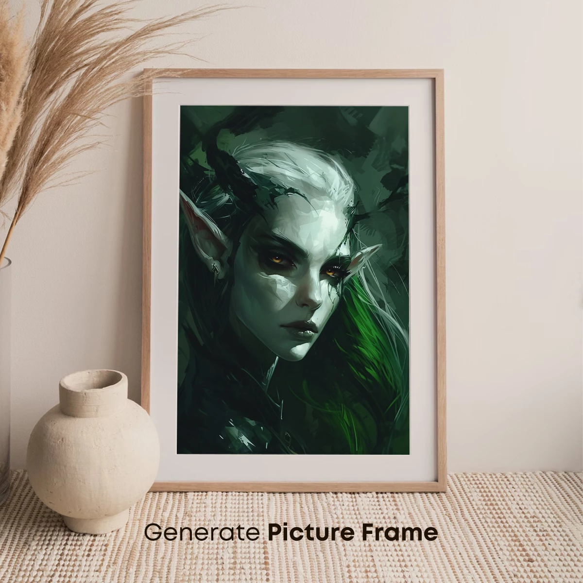 Elven Mystic in Verdant Shadows - Image 7
