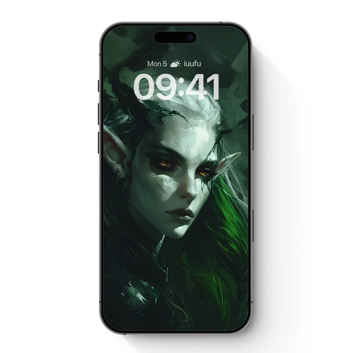 Elven Mystic in Verdant Shadows - Image 1