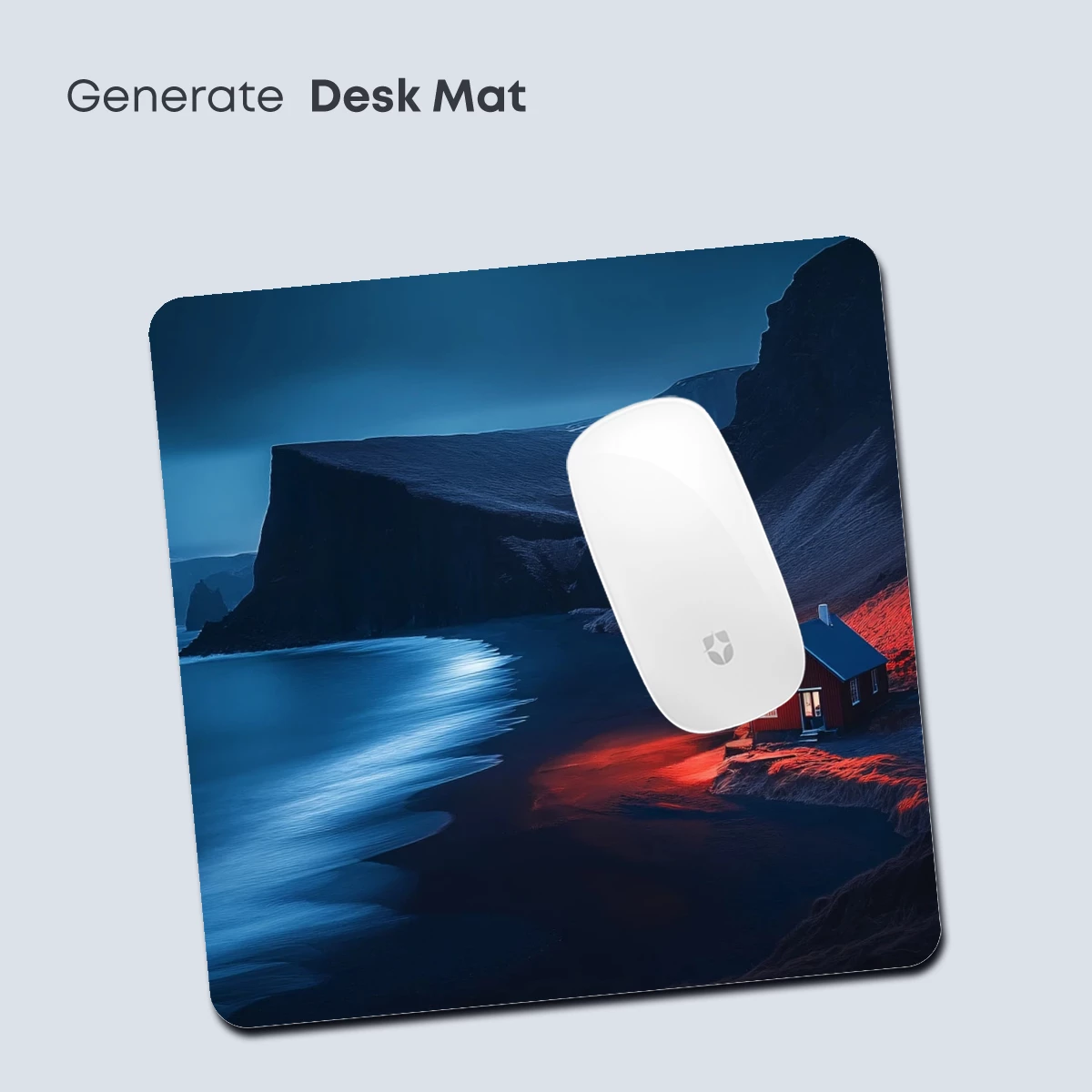 Luminous Solitude: Coastal Cabin at Twilight - Image 4