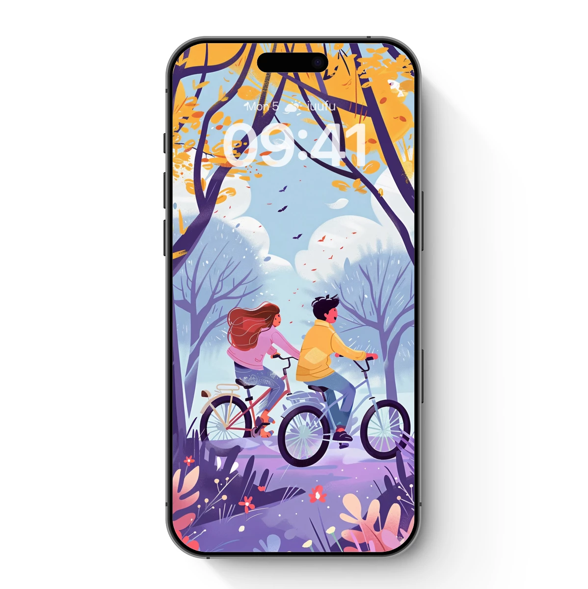 Autumn Bike Ride: Vibrant Forest Adventure