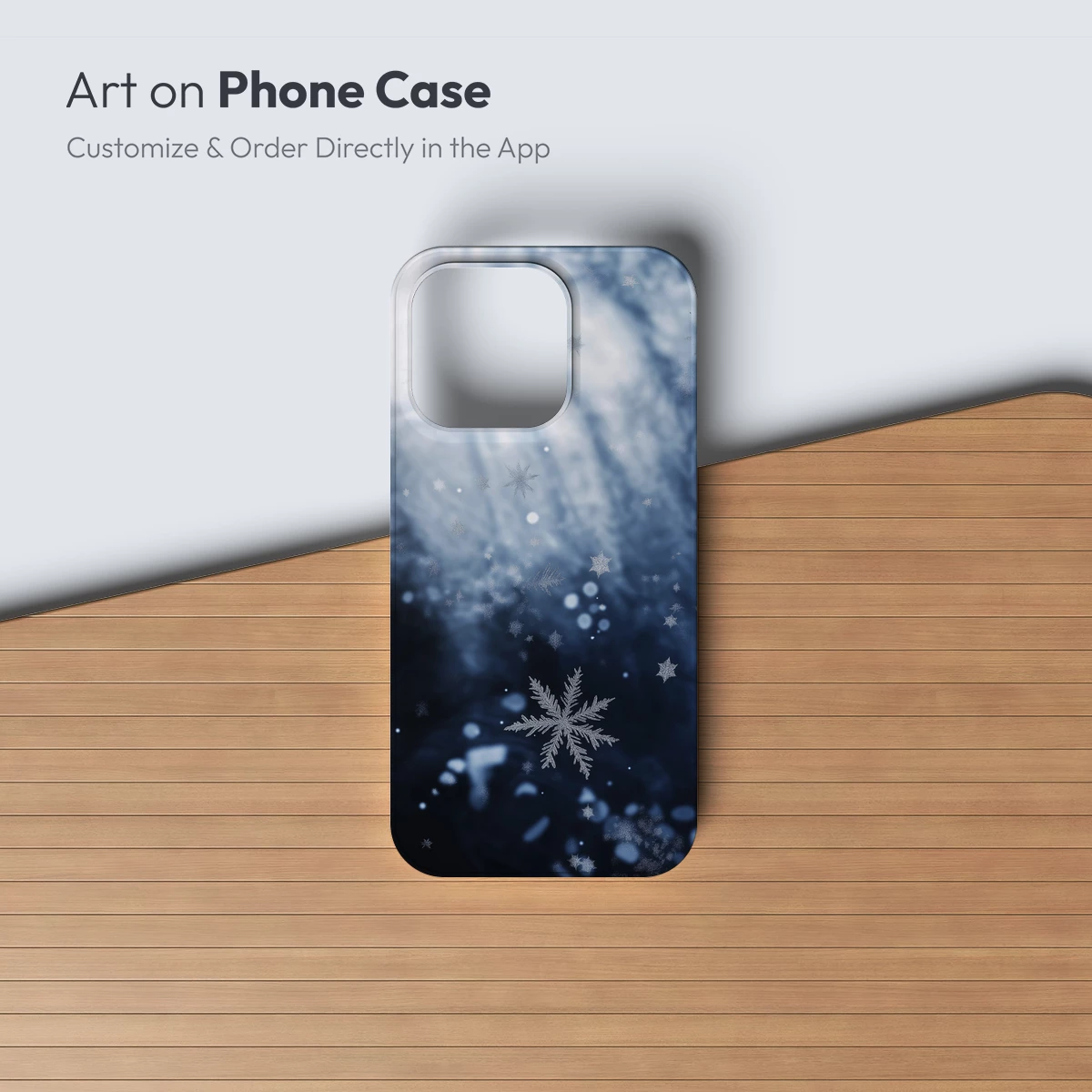 Frosty Symphony: Snowflakes in Twilight - Image 3