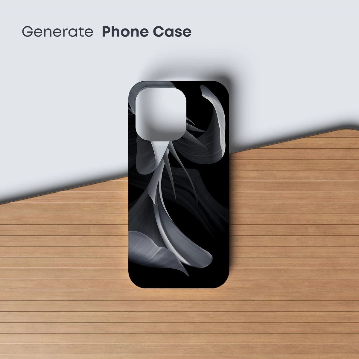 Ethereal Silk Dance: Abstract Flow in Monochrome - Image 3