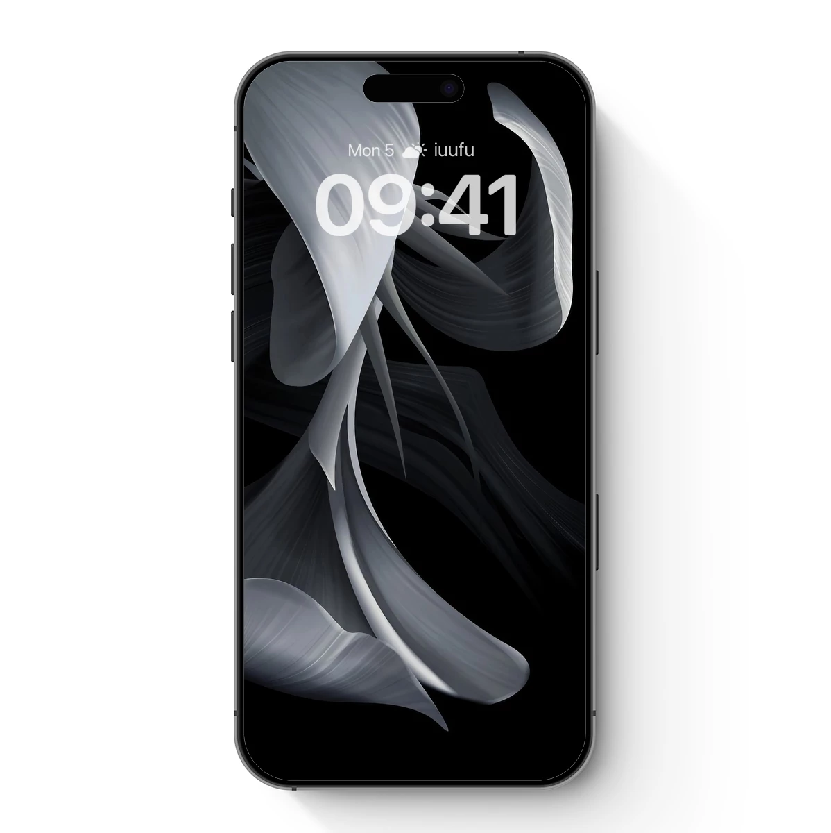 Ethereal Silk Dance: Abstract Flow in Monochrome