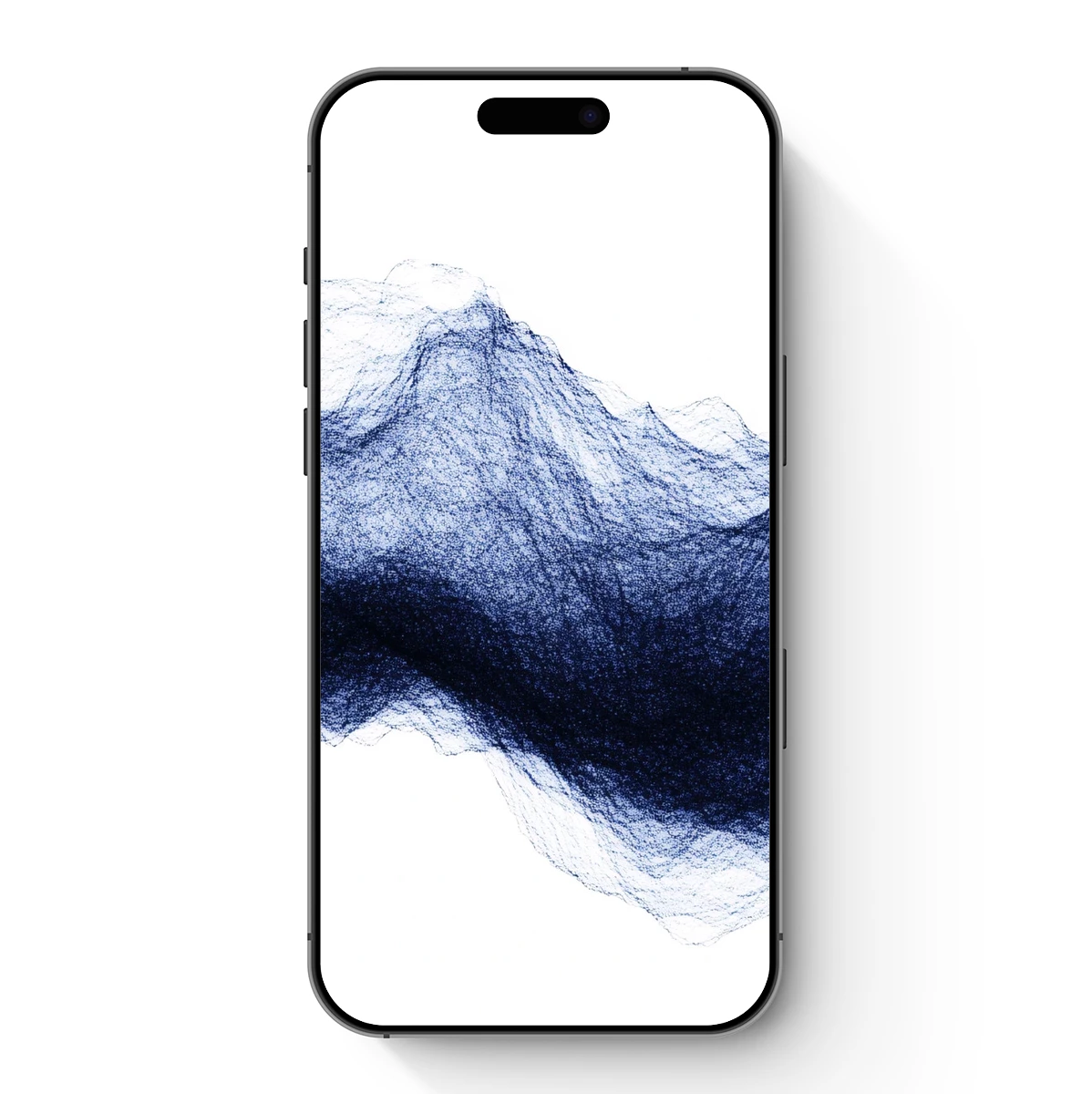 Ethereal Blue Waves: Digital Abstract Flow