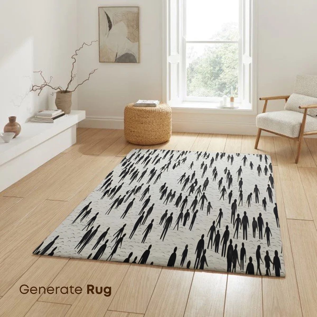 Crowd of Shadows: A Minimalist Exploration of Unity and Isolation - Image 6