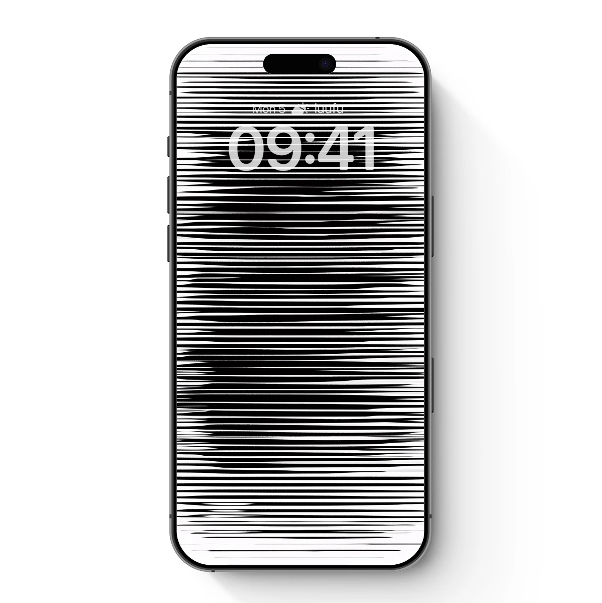 Abstract Stripes: Dynamic Monochrome Flow