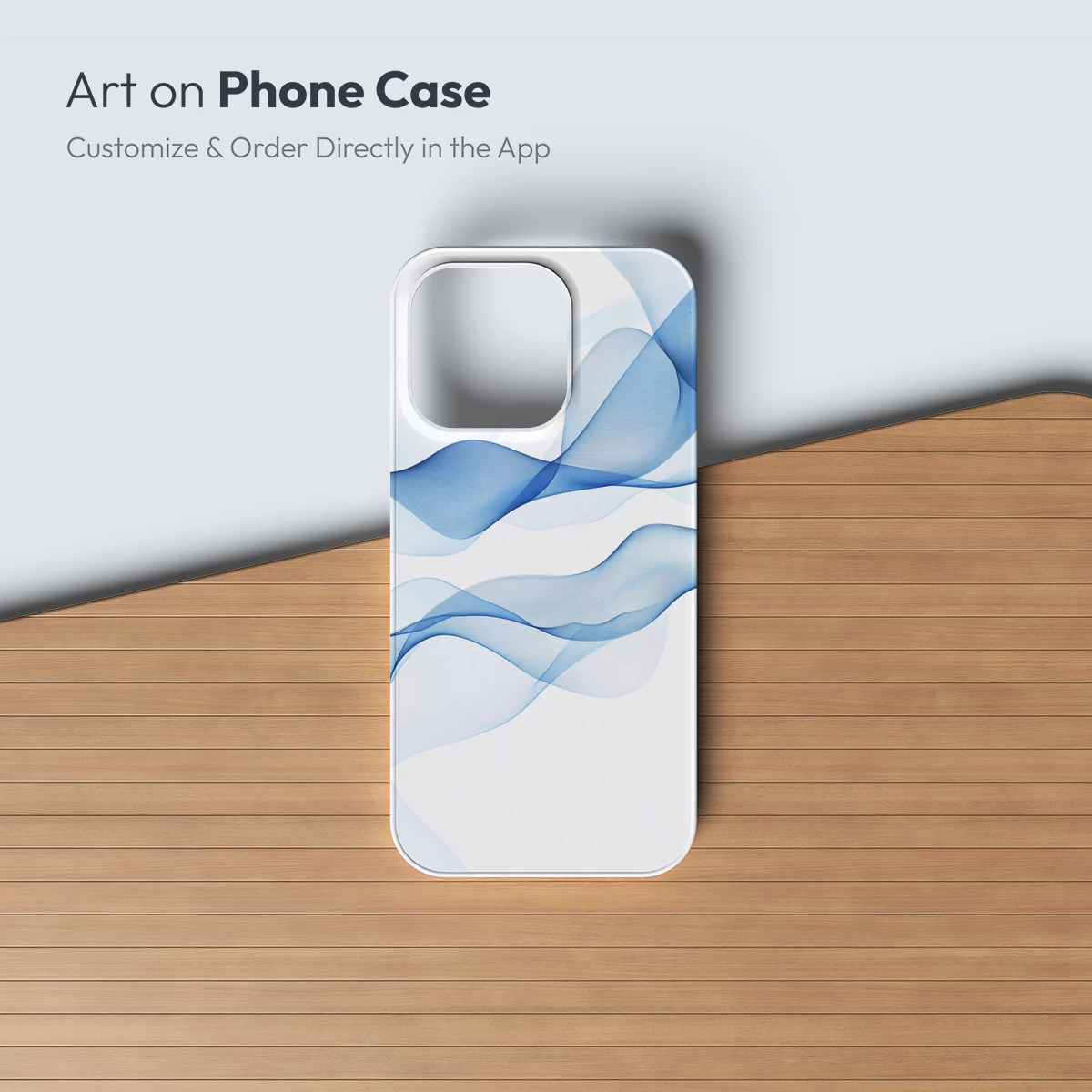 Ethereal Blue Waves: A Dance of Light and Form - Image 3