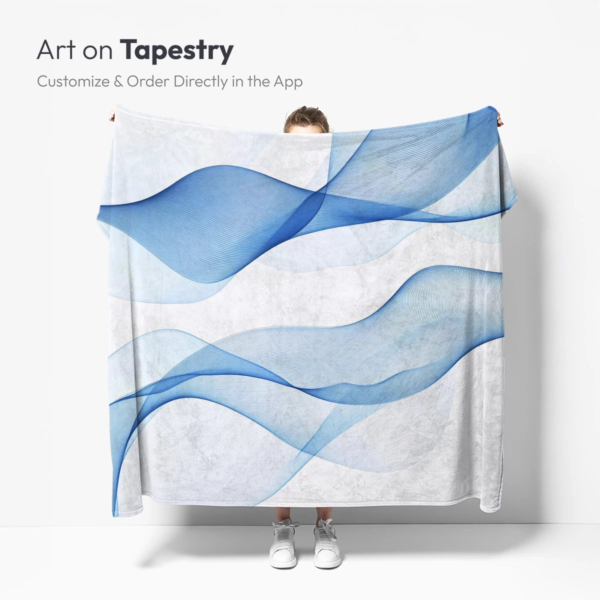 Ethereal Blue Waves: A Dance of Light and Form - Image 5