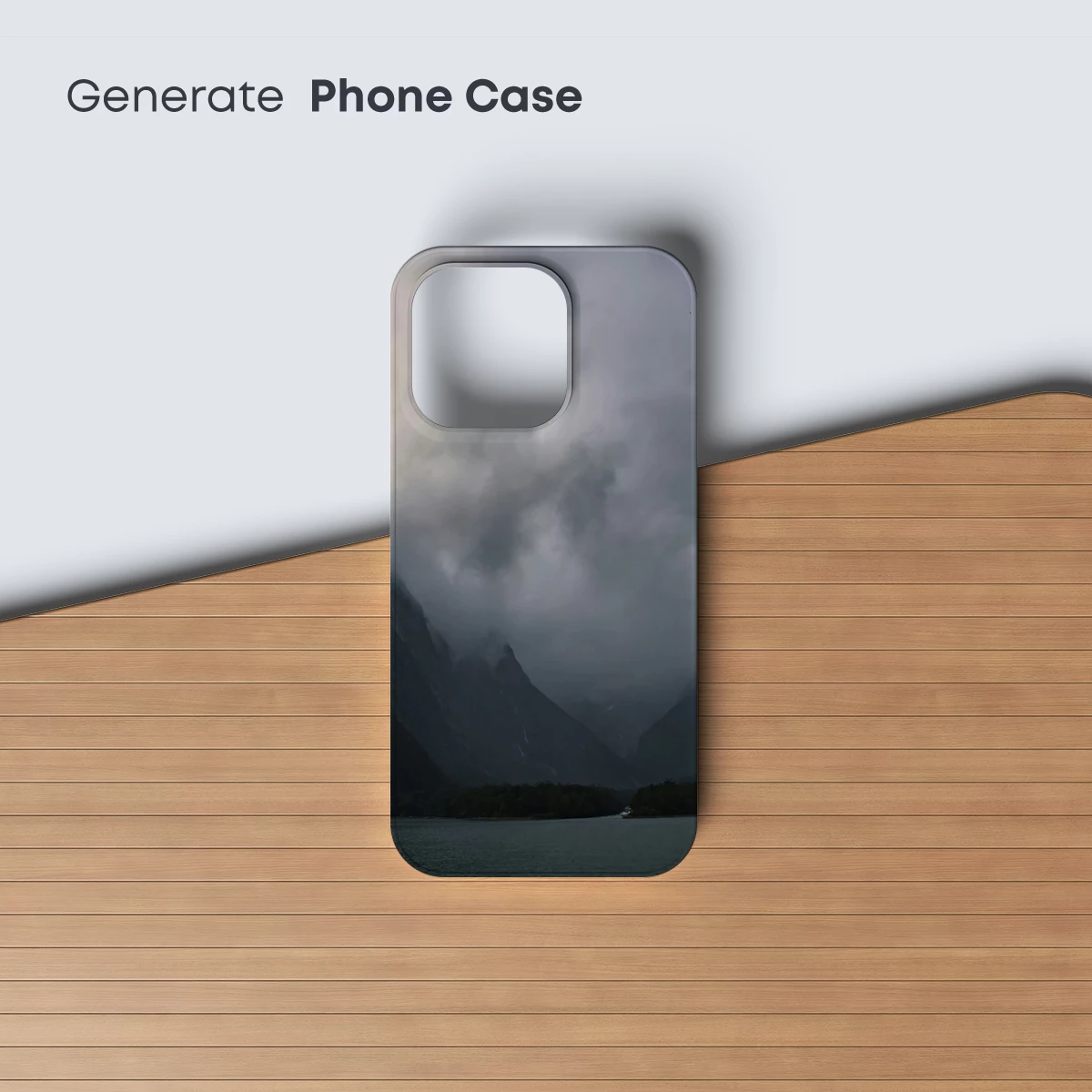 Misty Mountain Fjord: Nature's Gothic Symphony - Image 3