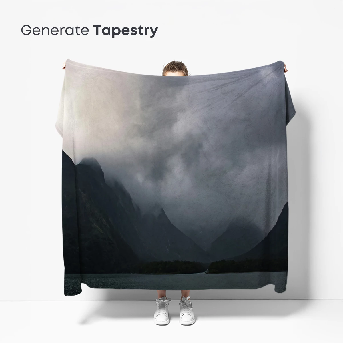 Misty Mountain Fjord: Nature's Gothic Symphony - Image 5