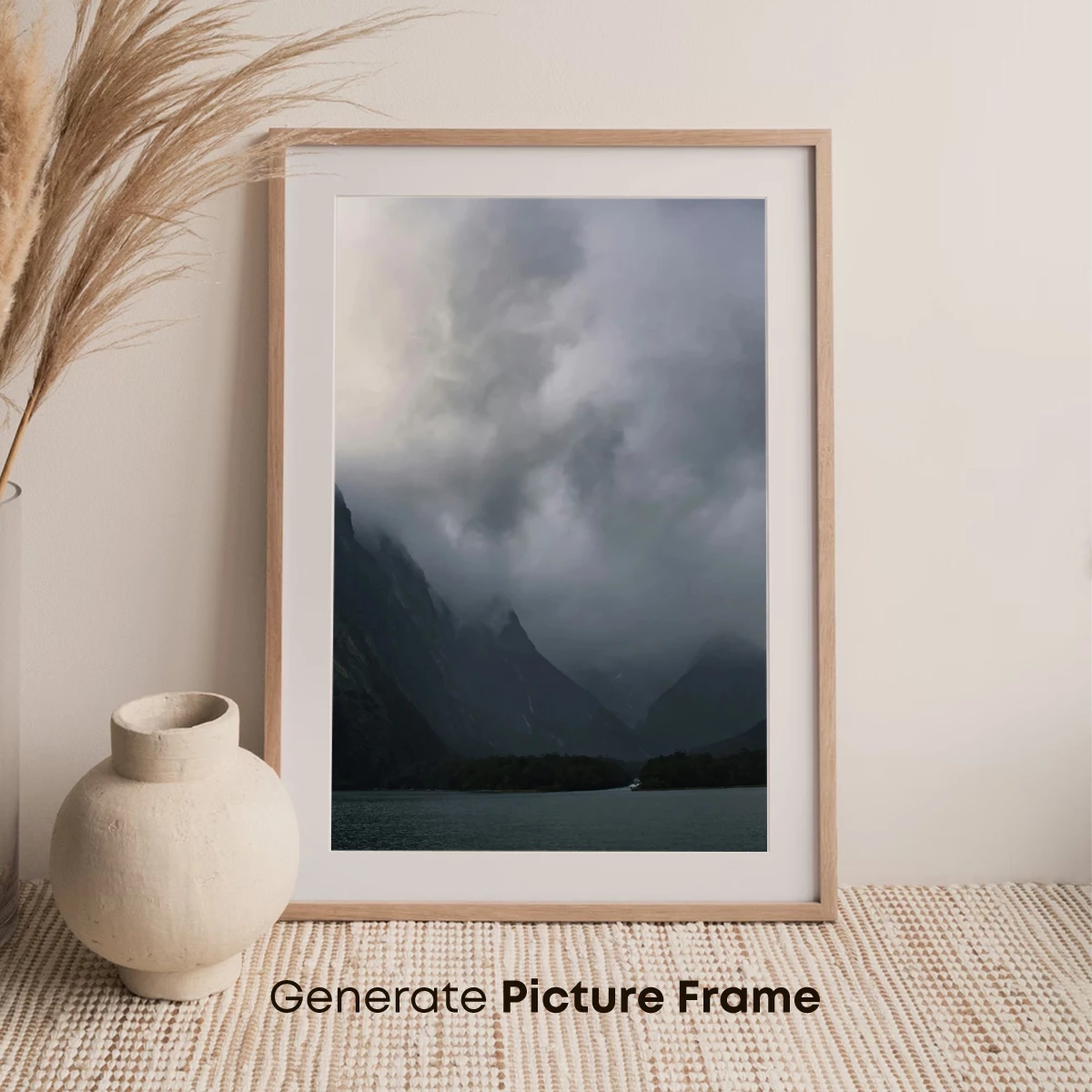 Misty Mountain Fjord: Nature's Gothic Symphony - Image 7