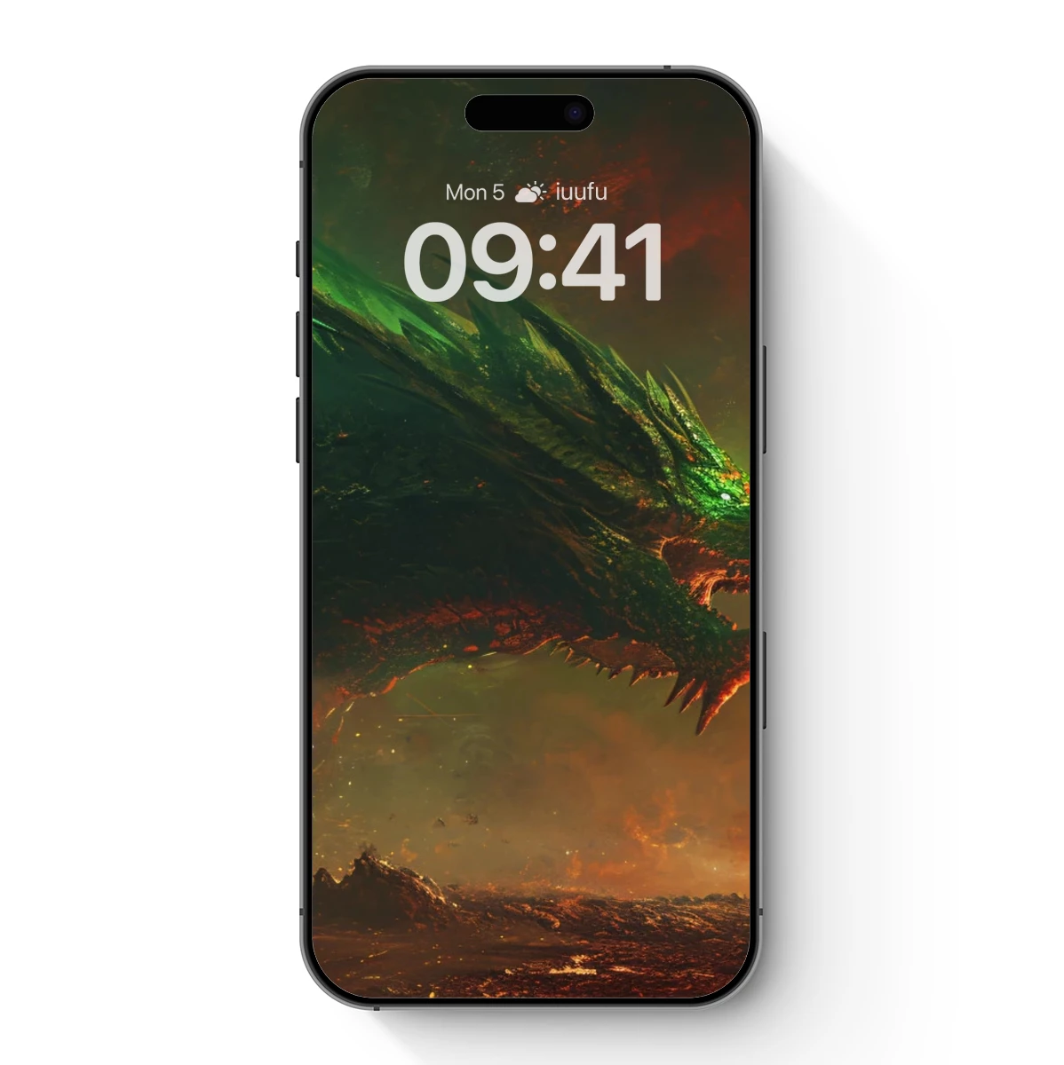 Epic Dragon Confrontation: Fire and Shadow Fantasy