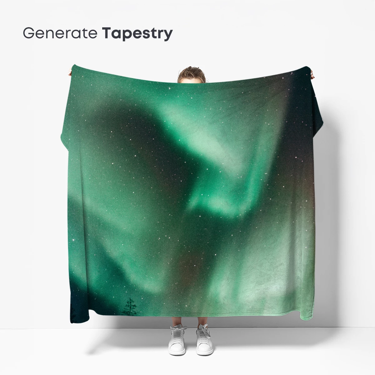 Ethereal Aurora: Forest Night Symphony - Image 5