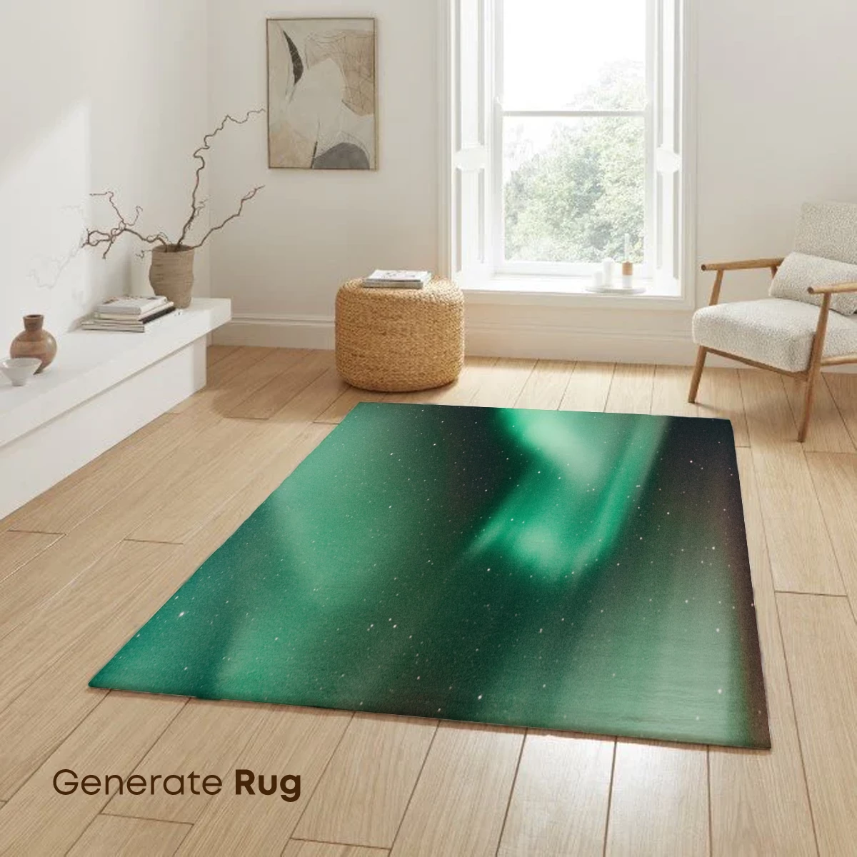 Ethereal Aurora: Forest Night Symphony - Image 6