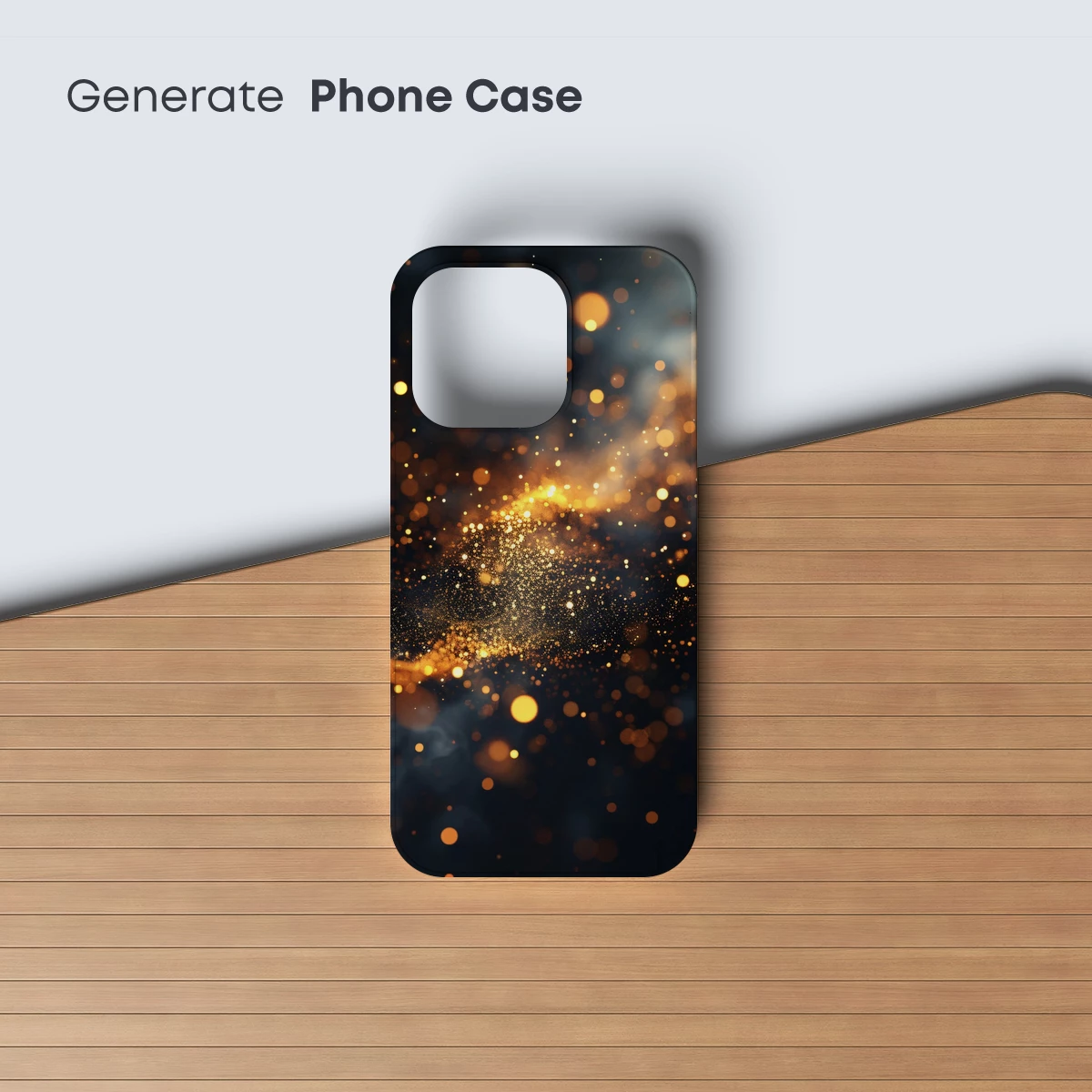 Golden Stardust Symphony: Ethereal Bokeh Elegance - Image 3