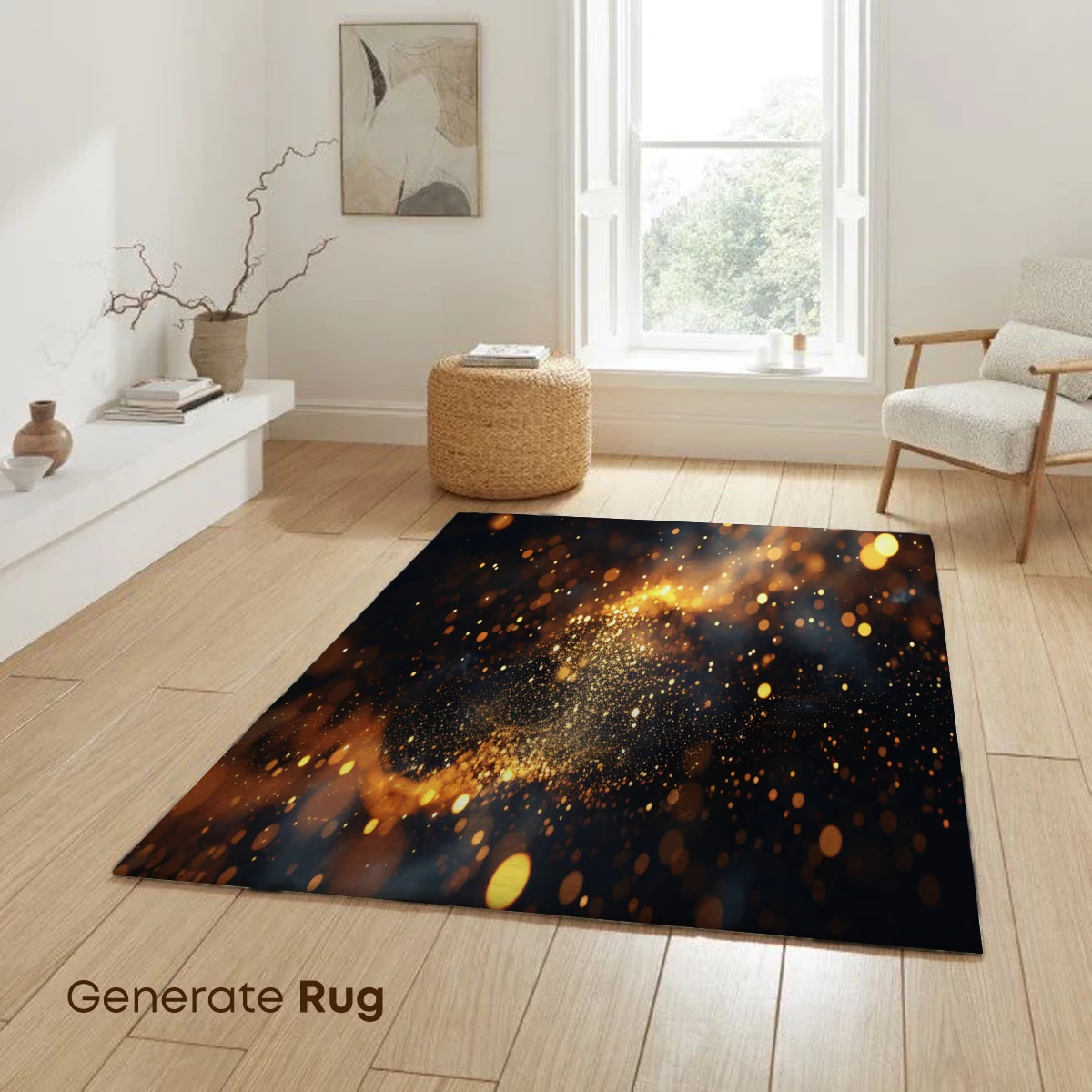 Golden Stardust Symphony: Ethereal Bokeh Elegance - Image 6