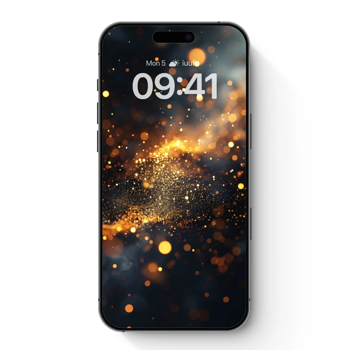 Golden Stardust Symphony: Ethereal Bokeh Elegance