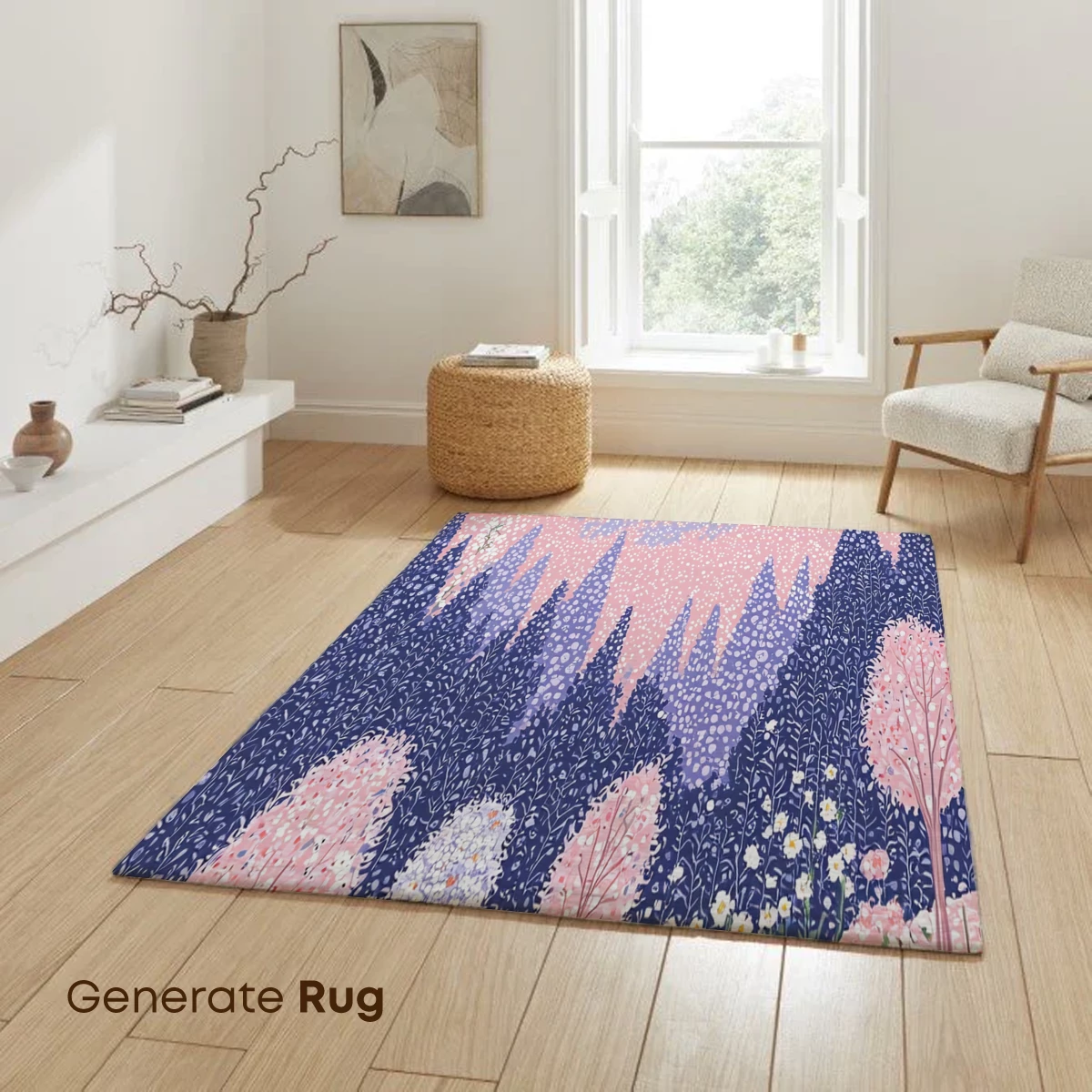 Enchanted Floral Moonlight Forest - Image 6
