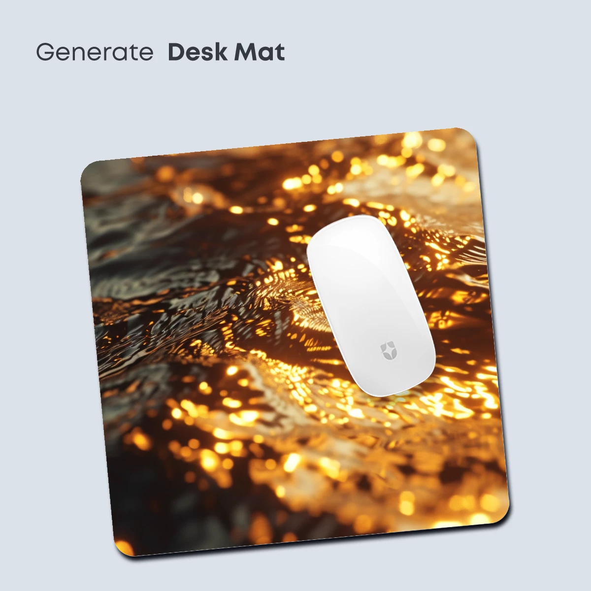 Golden Ripple Odyssey: Liquid Metal Artistry - Image 4