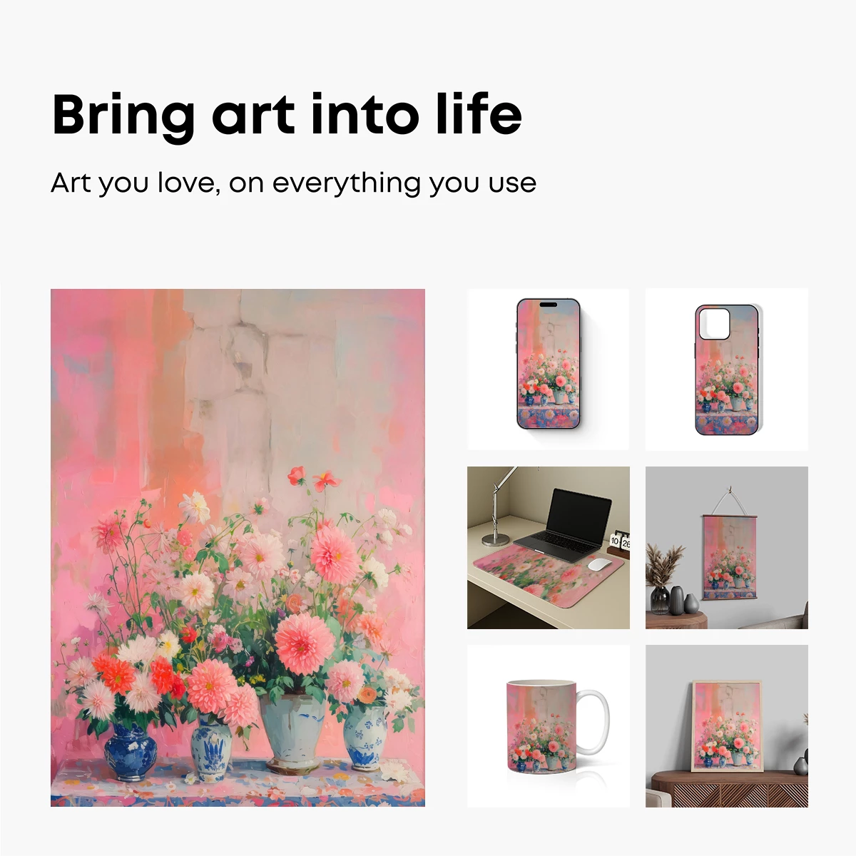 Bouquet Elegance in Pastel Harmony - Image 2