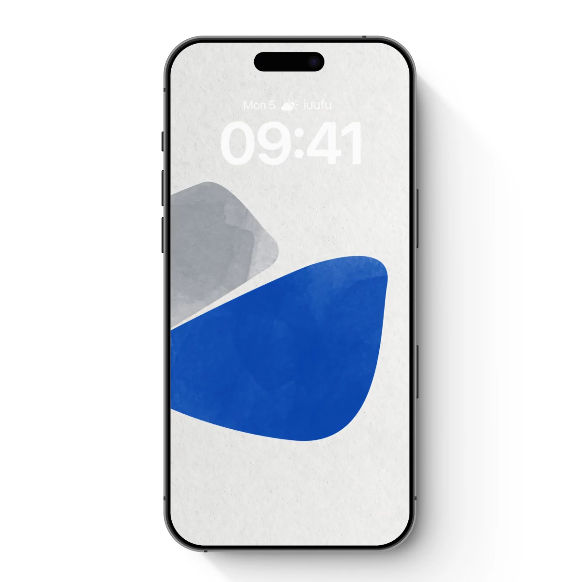 Abstract Duo: Blue and Gray Harmony