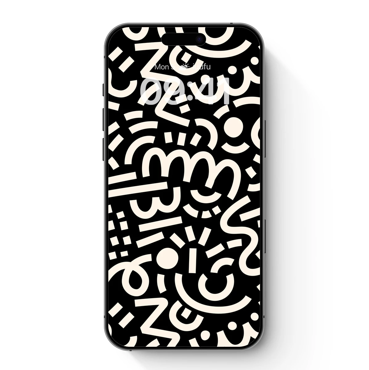 Abstract Rhythm: Monochrome Geometric Harmony