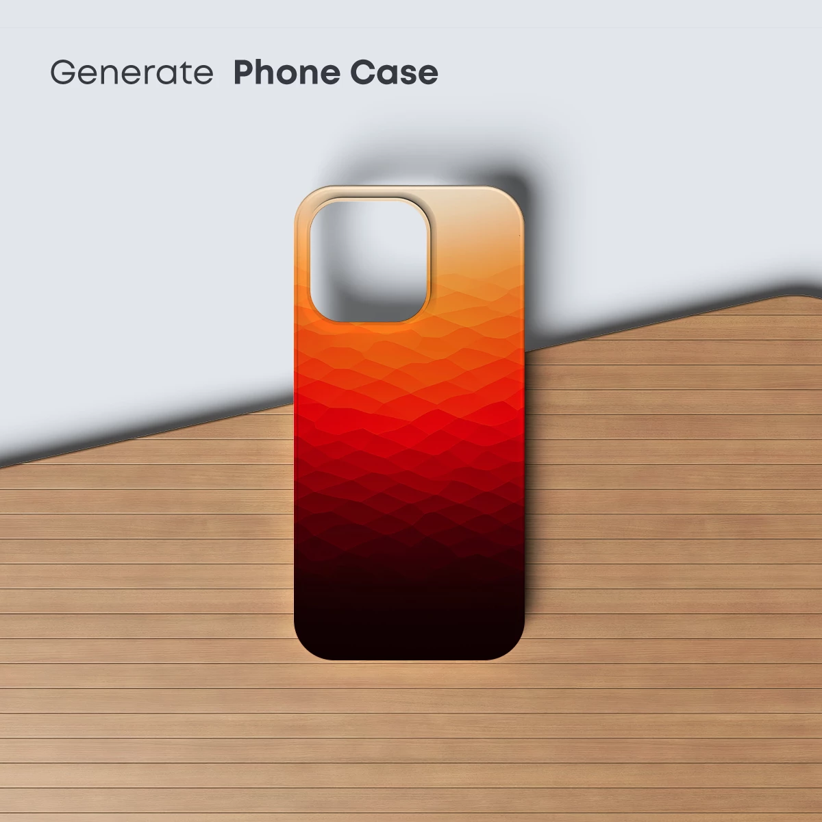 Geometric Sunset Waves - Image 3
