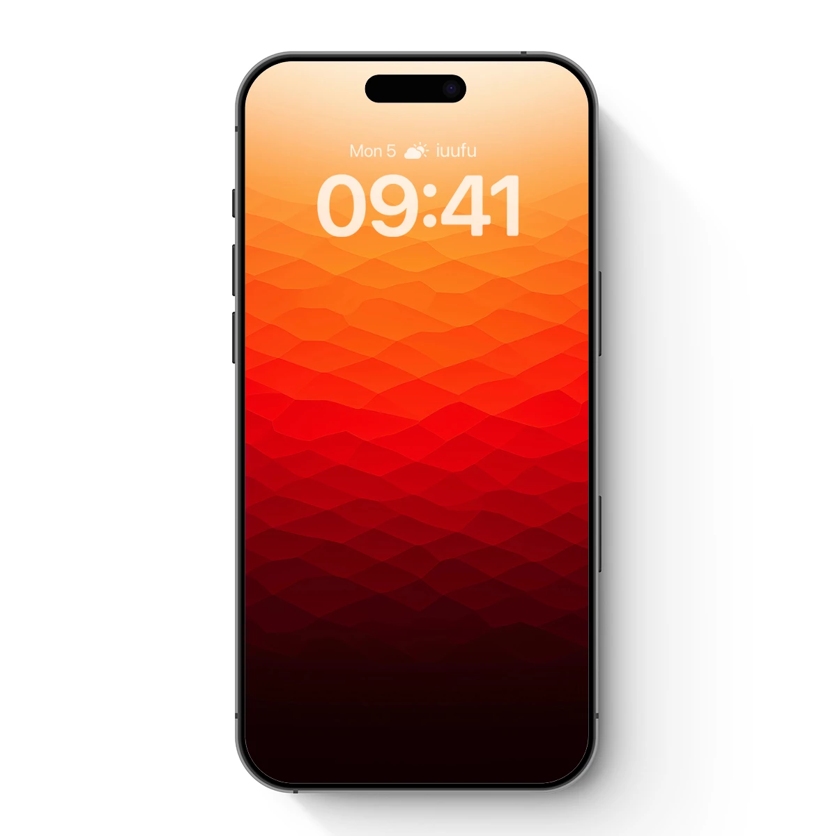 Geometric Sunset Waves