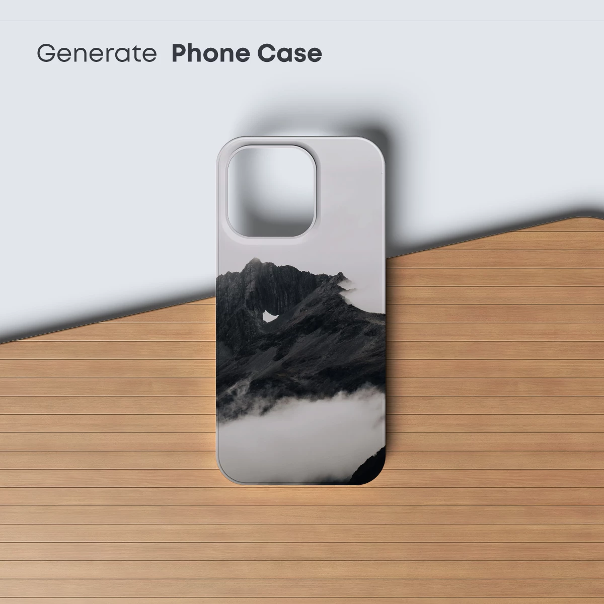 Misty Mountain Majesty: Veiled Peaks in Clouds - Image 3