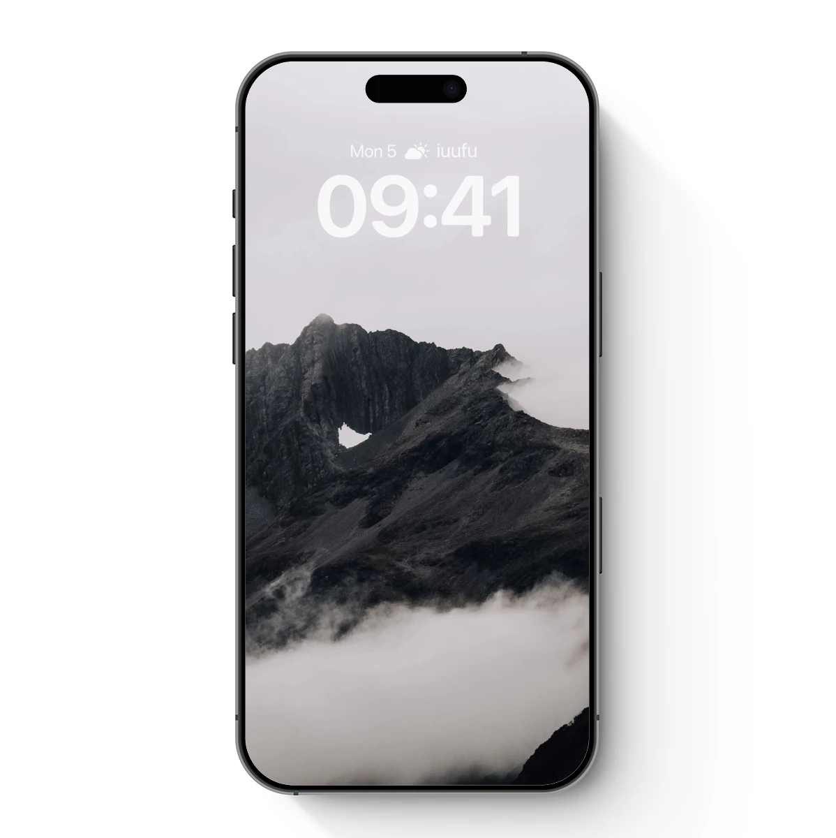 Misty Mountain Majesty: Veiled Peaks in Clouds