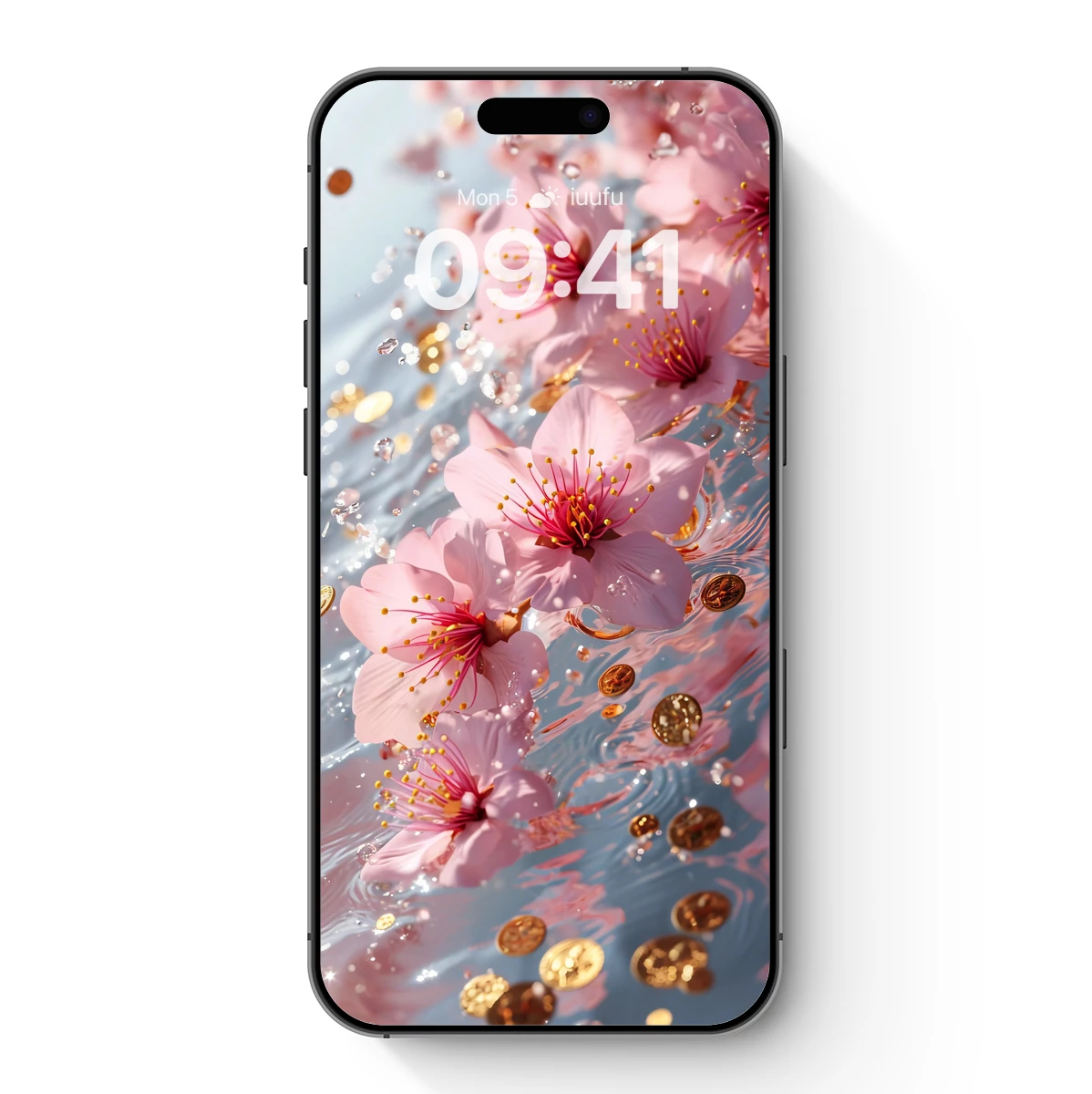 Cherry Blossoms and Golden Coins: A Surreal Symphony