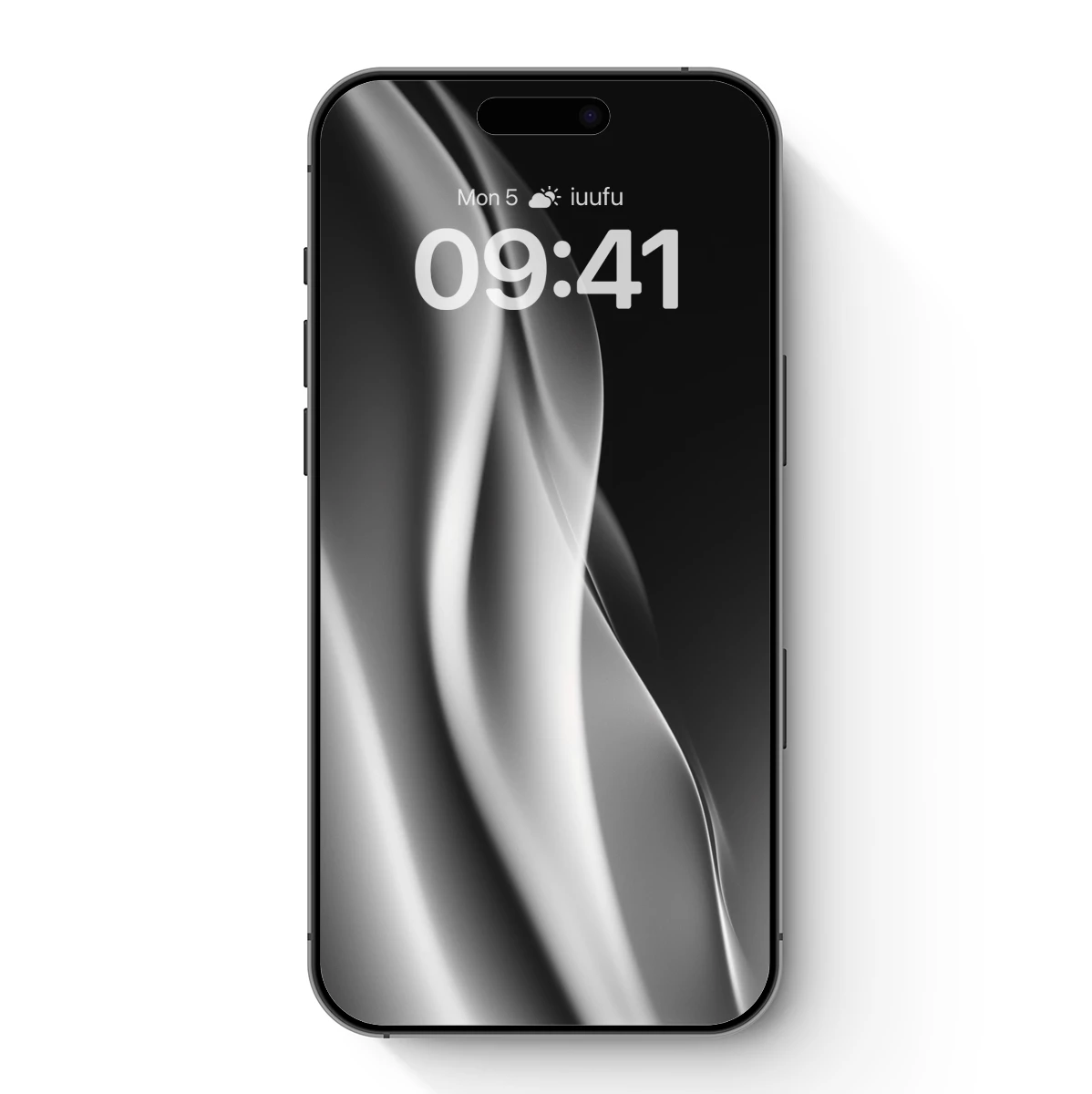 Ethereal Silk Waves: A Study in Monochrome Elegance