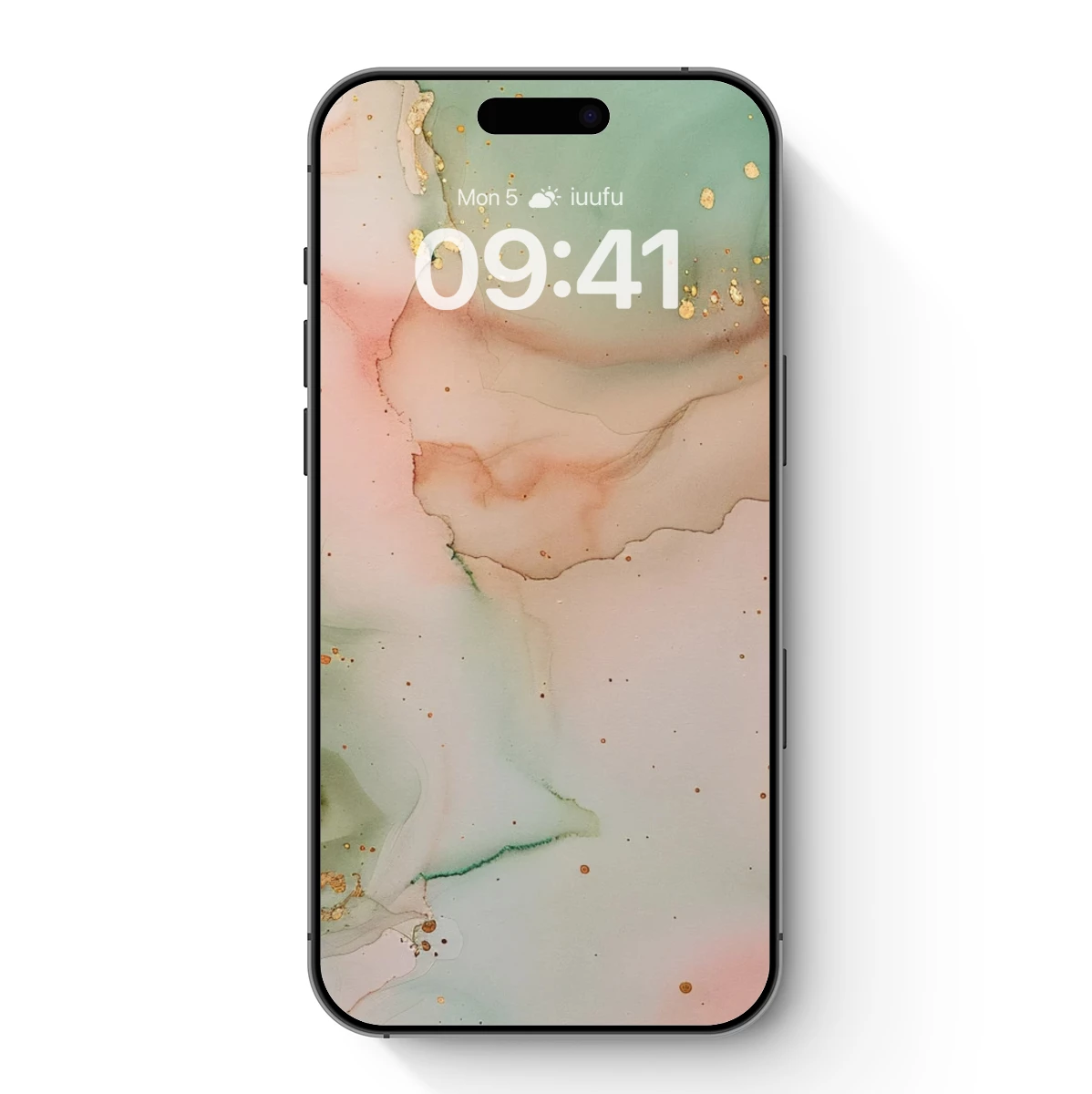 Golden Hues in Teal and Blush Abstract Art