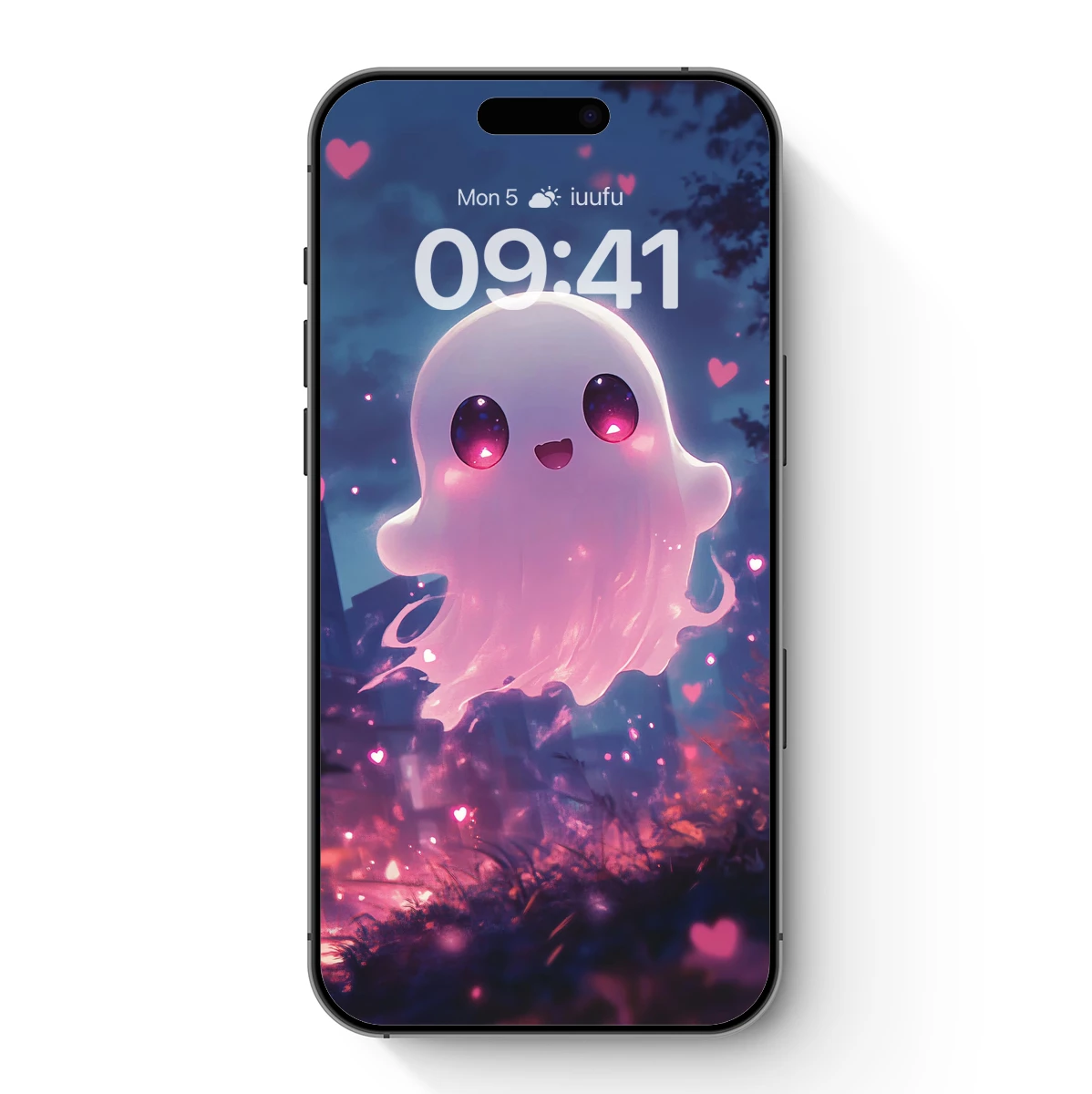 Glowing Ghost in Enchanted Night