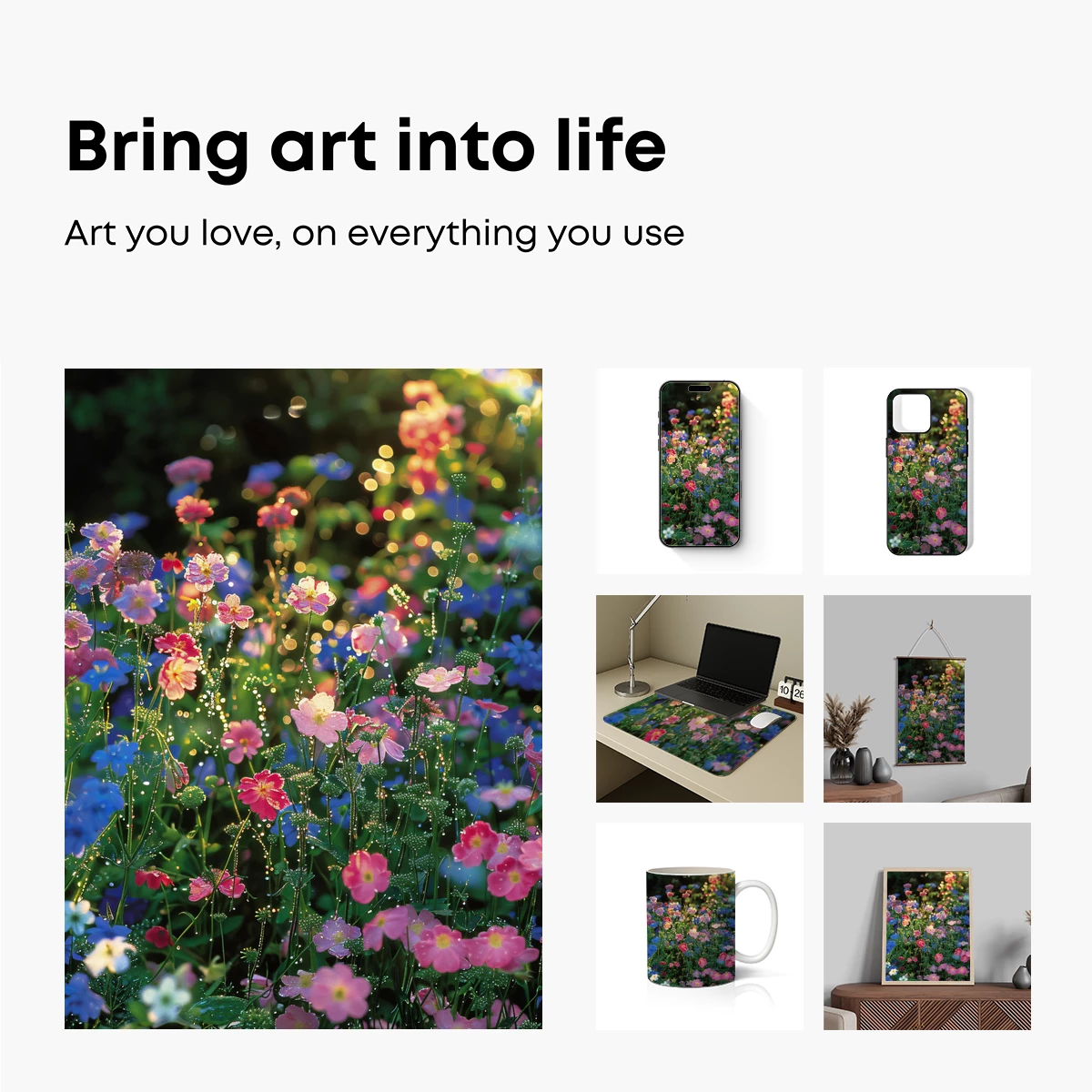 Dew-Kissed Floral Symphony - Image 2