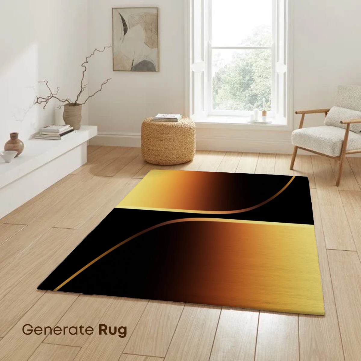 Golden Eclipse: Abstract Gradient Harmony - Image 6