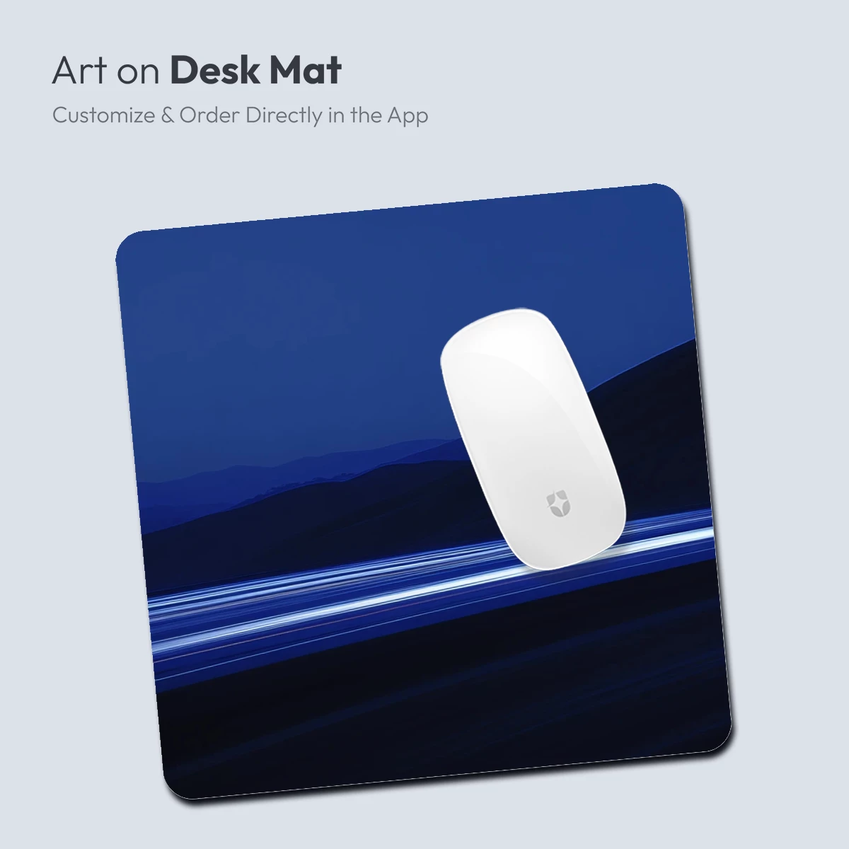 Night Road Symphony: Light Trails in Serene Blue - Image 3