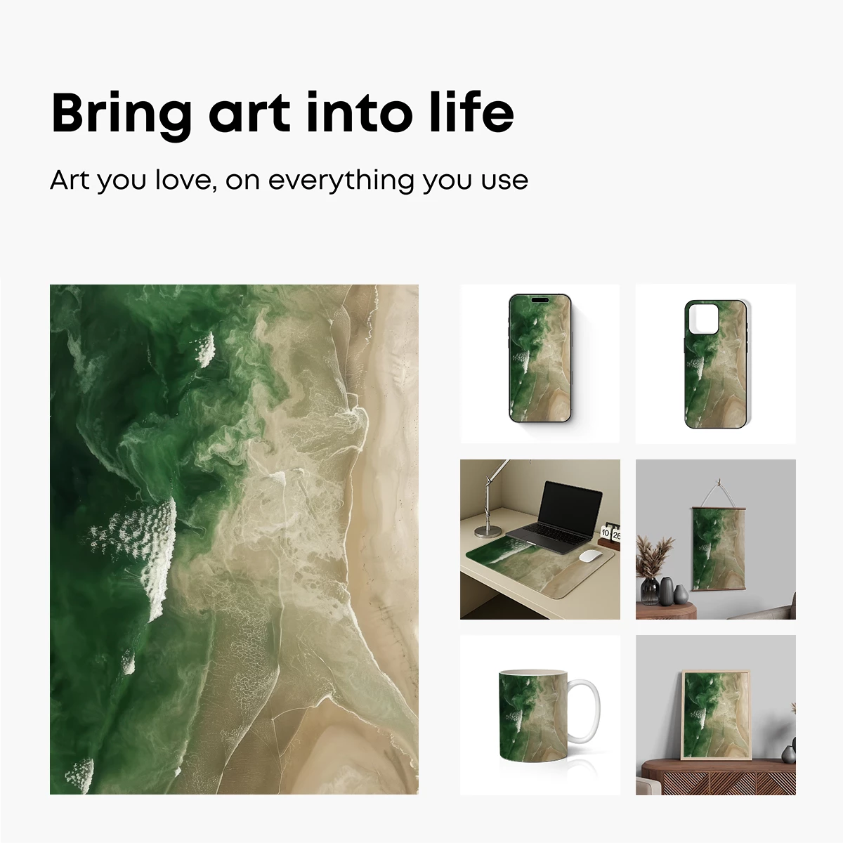 Aerial Symphony of Sea and Sand - Image 2