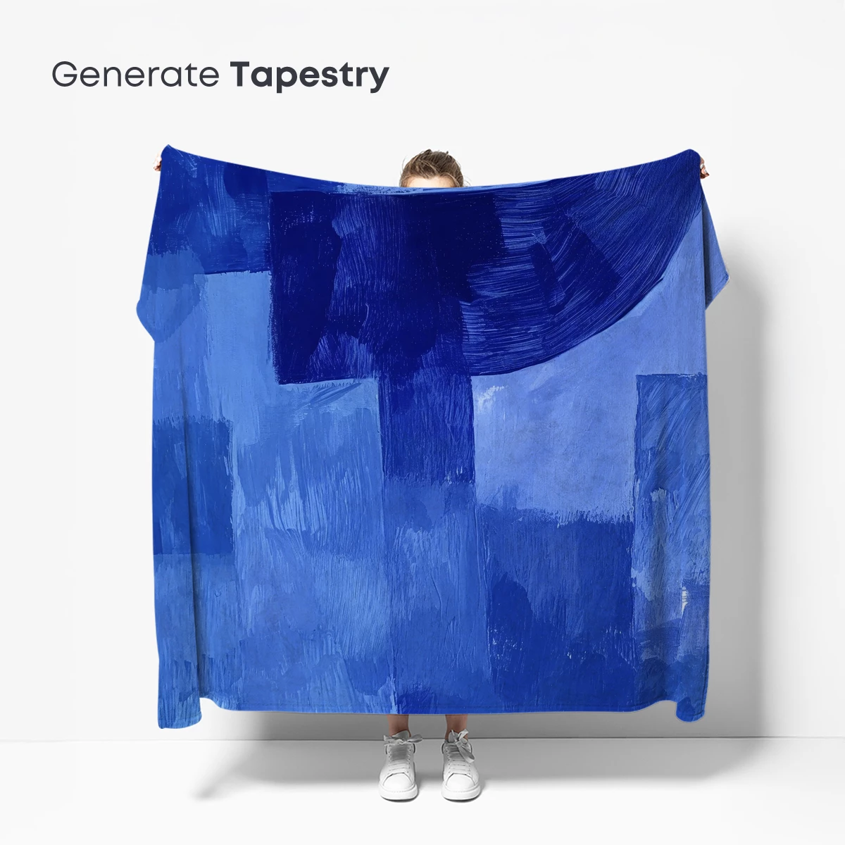 Blue Abstract Odyssey: A Canvas of Depth and Mystery - Image 5