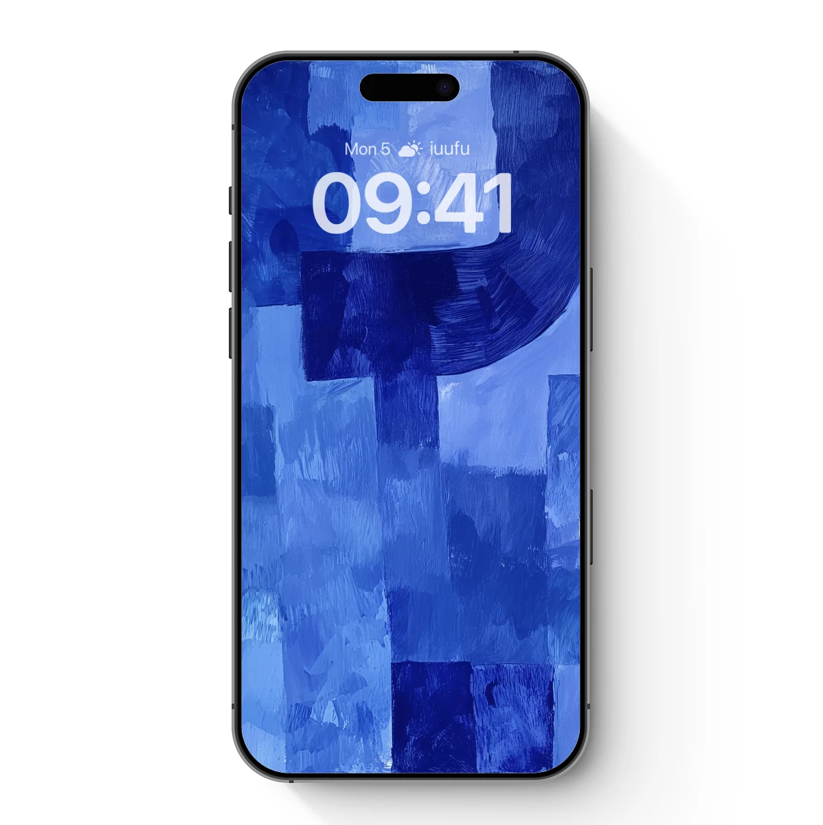 Blue Abstract Odyssey: A Canvas of Depth and Mystery