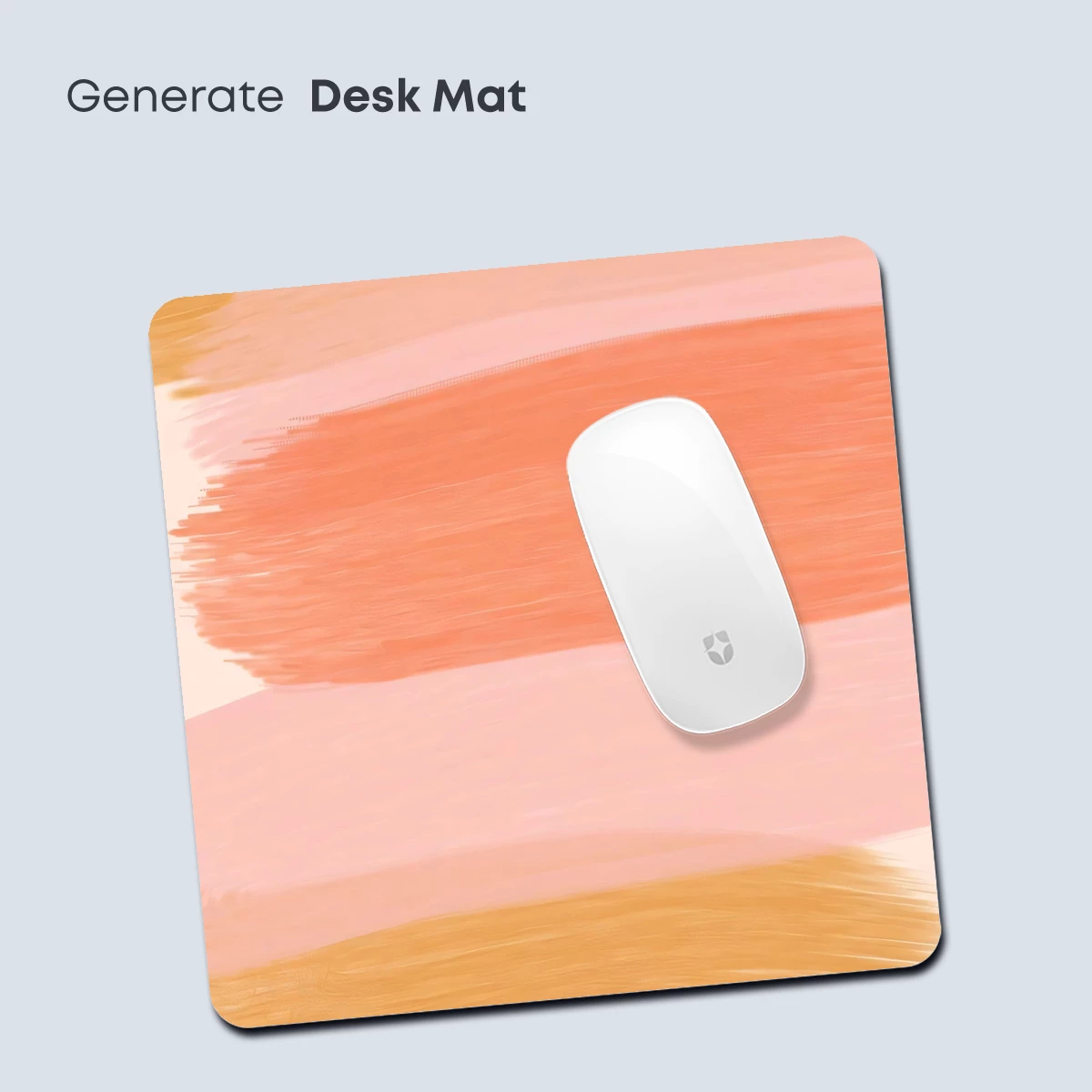 Abstract Brushstroke Symphony in Peach and Gold - Image 4