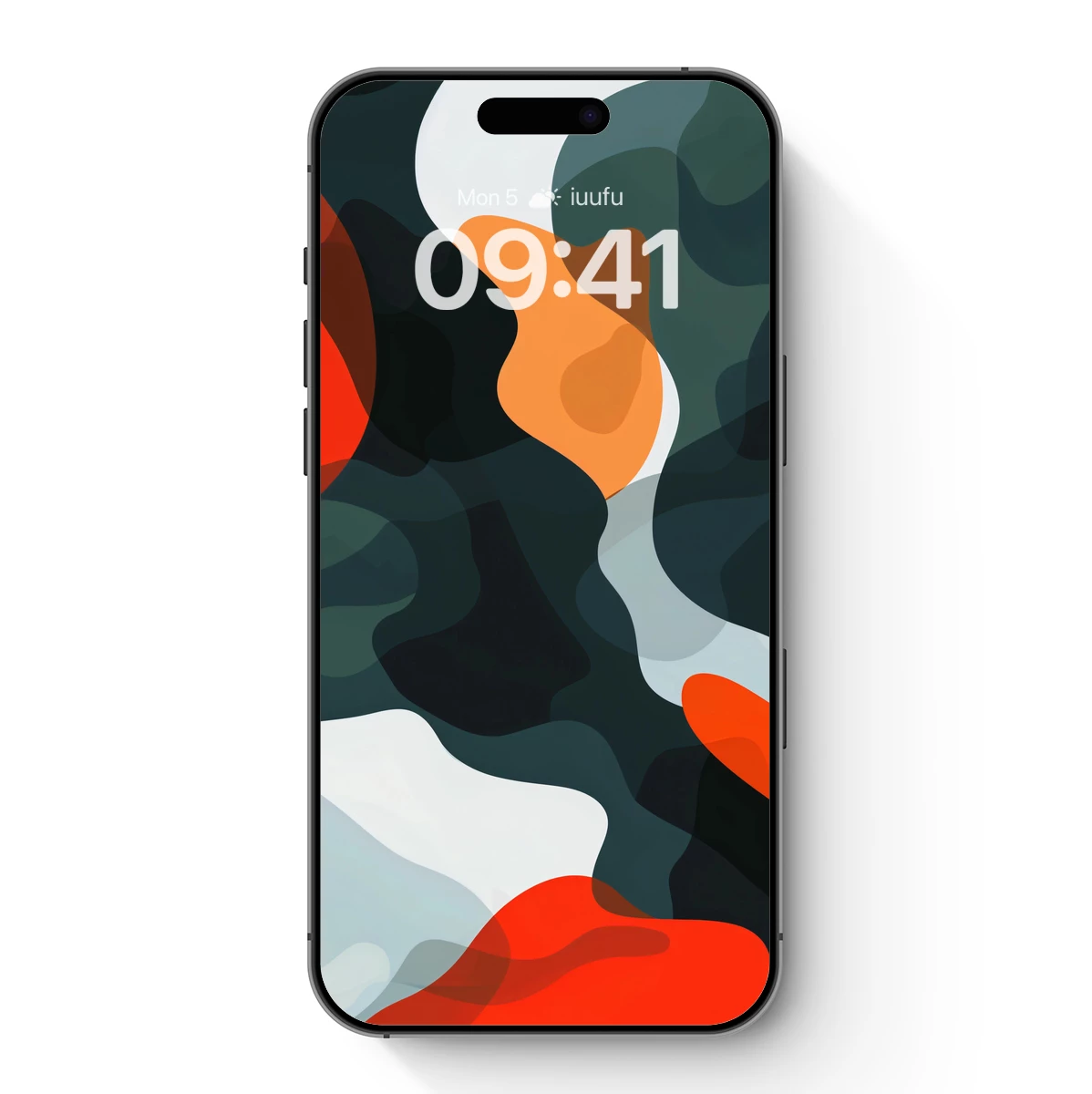 Abstract Camo Fusion: Bold Colors in Fluid Patterns