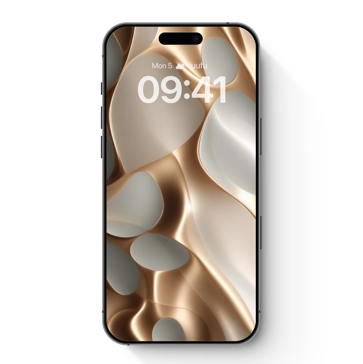 Golden Silk Veil: Abstract Elegance in Flowing Form