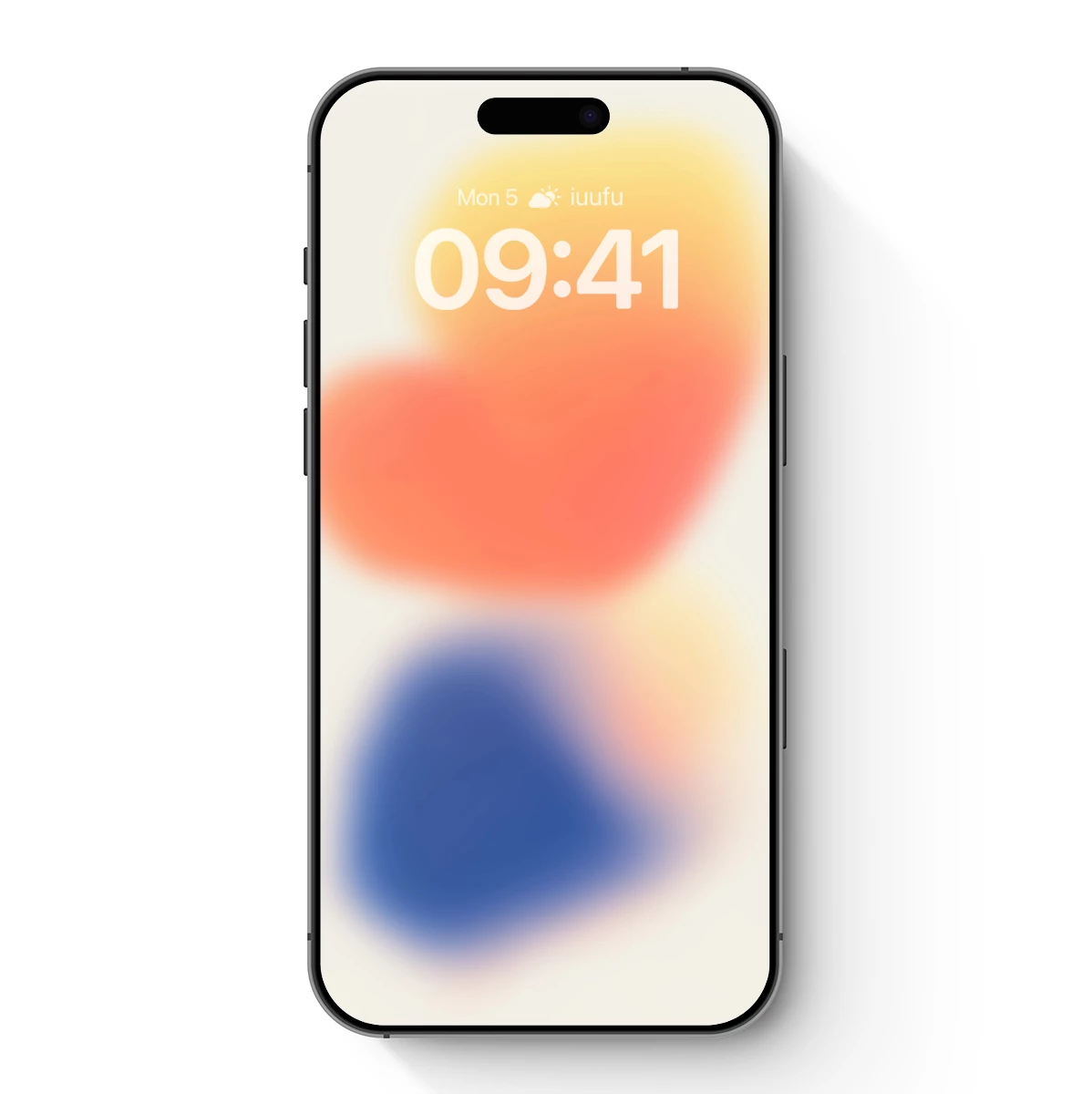 Blurred Harmony: Colorful Abstract Blob Art