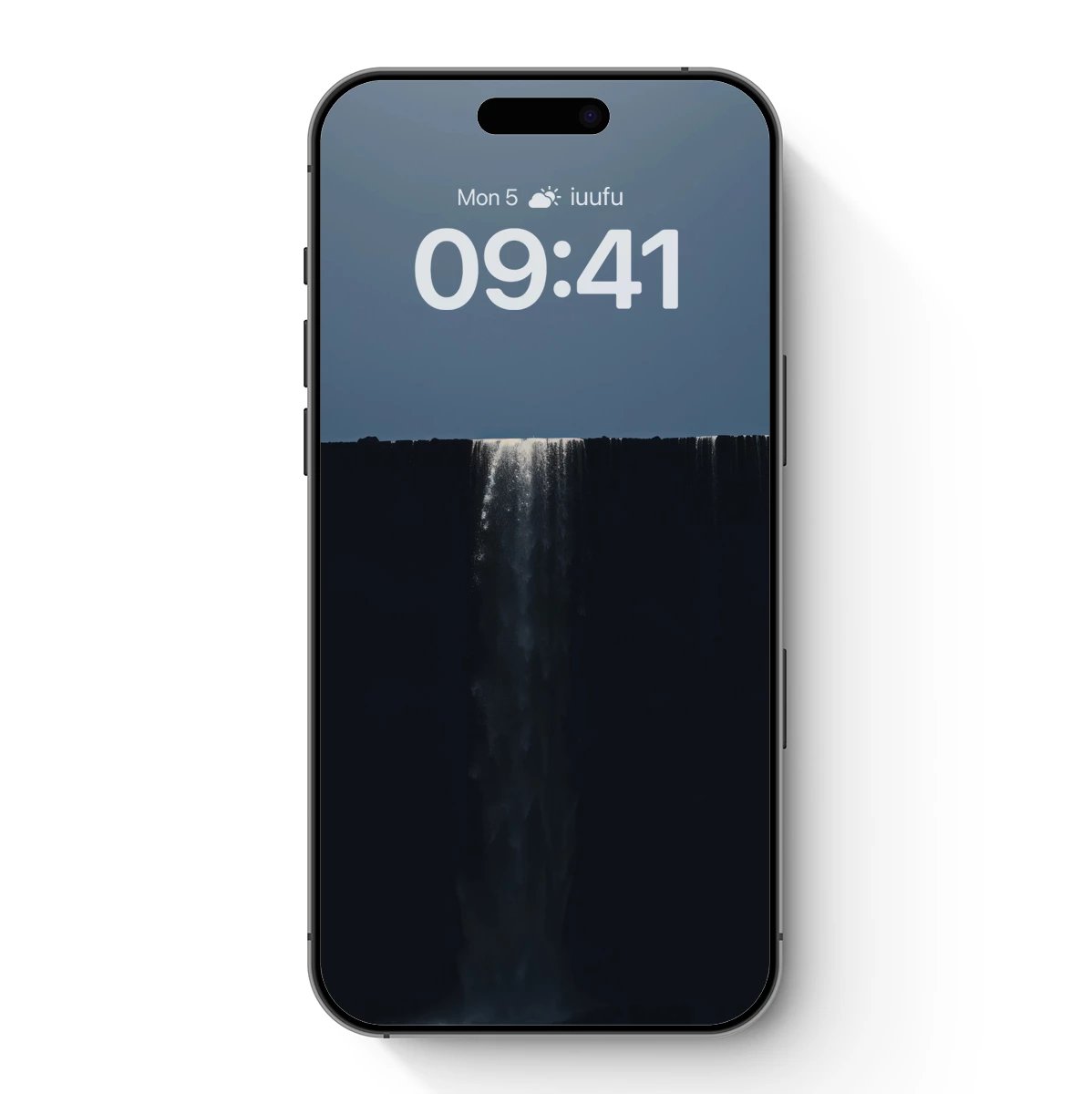 Eternal Cascade: Shadowed Waterfall Majesty